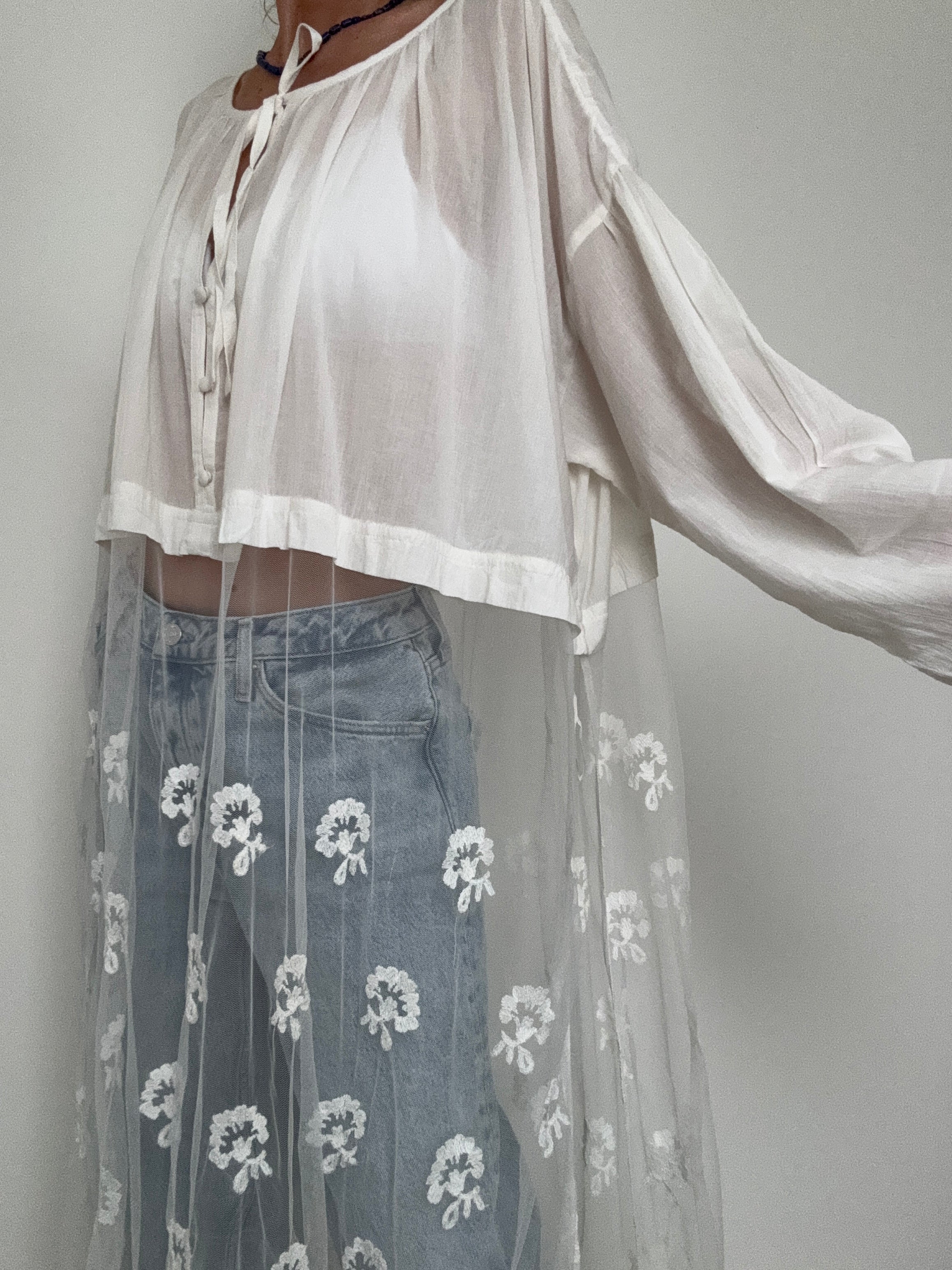 Free People Dresses Cotton & Lace Tunic