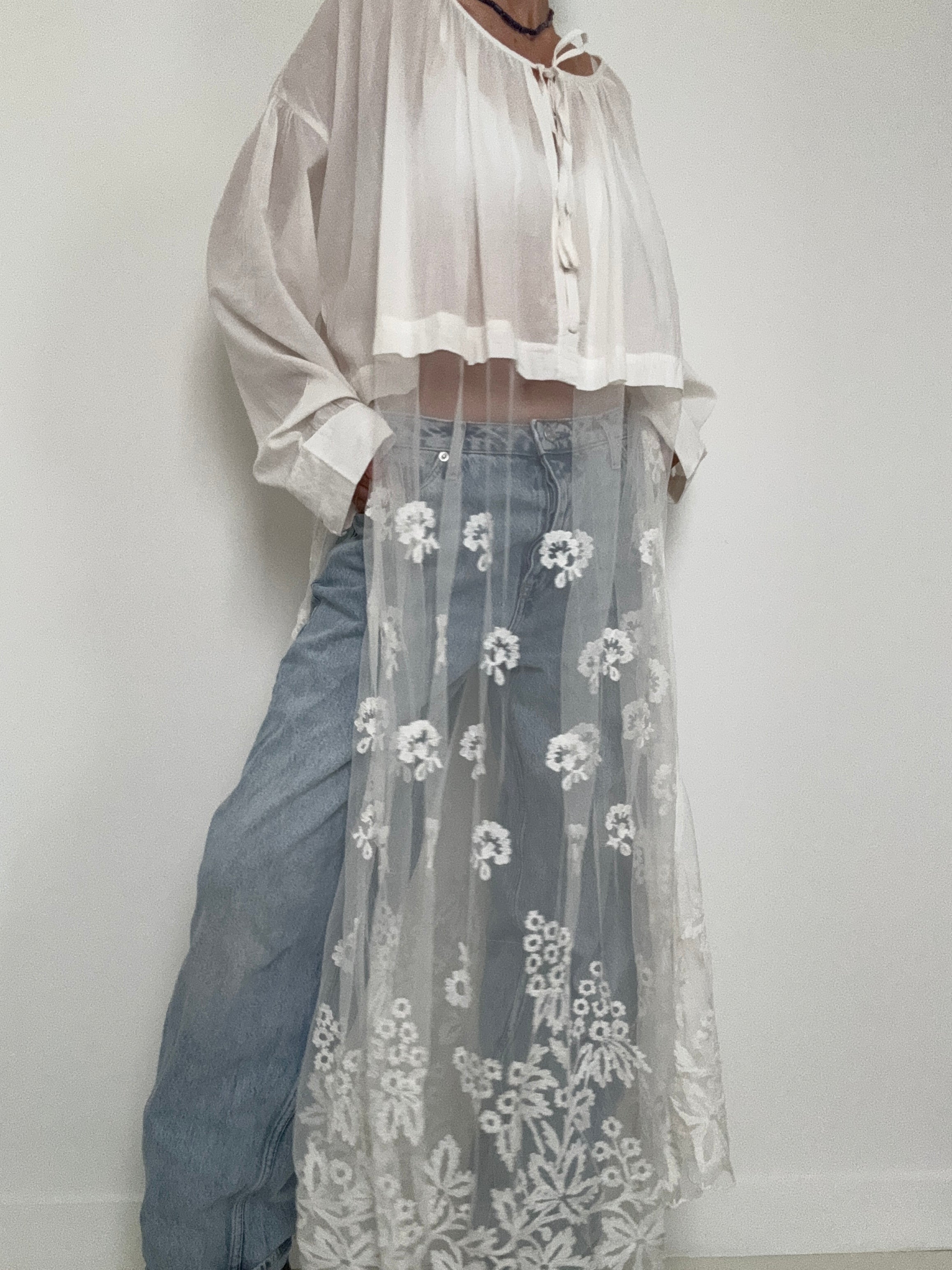 Free People Dresses Cotton & Lace Tunic