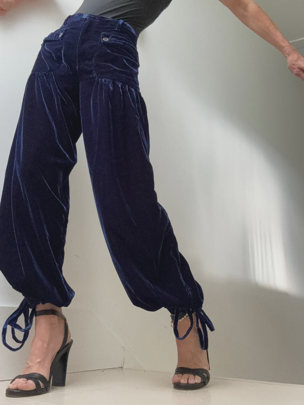 Free People Lotus Velvet Pants Midnight | Pants