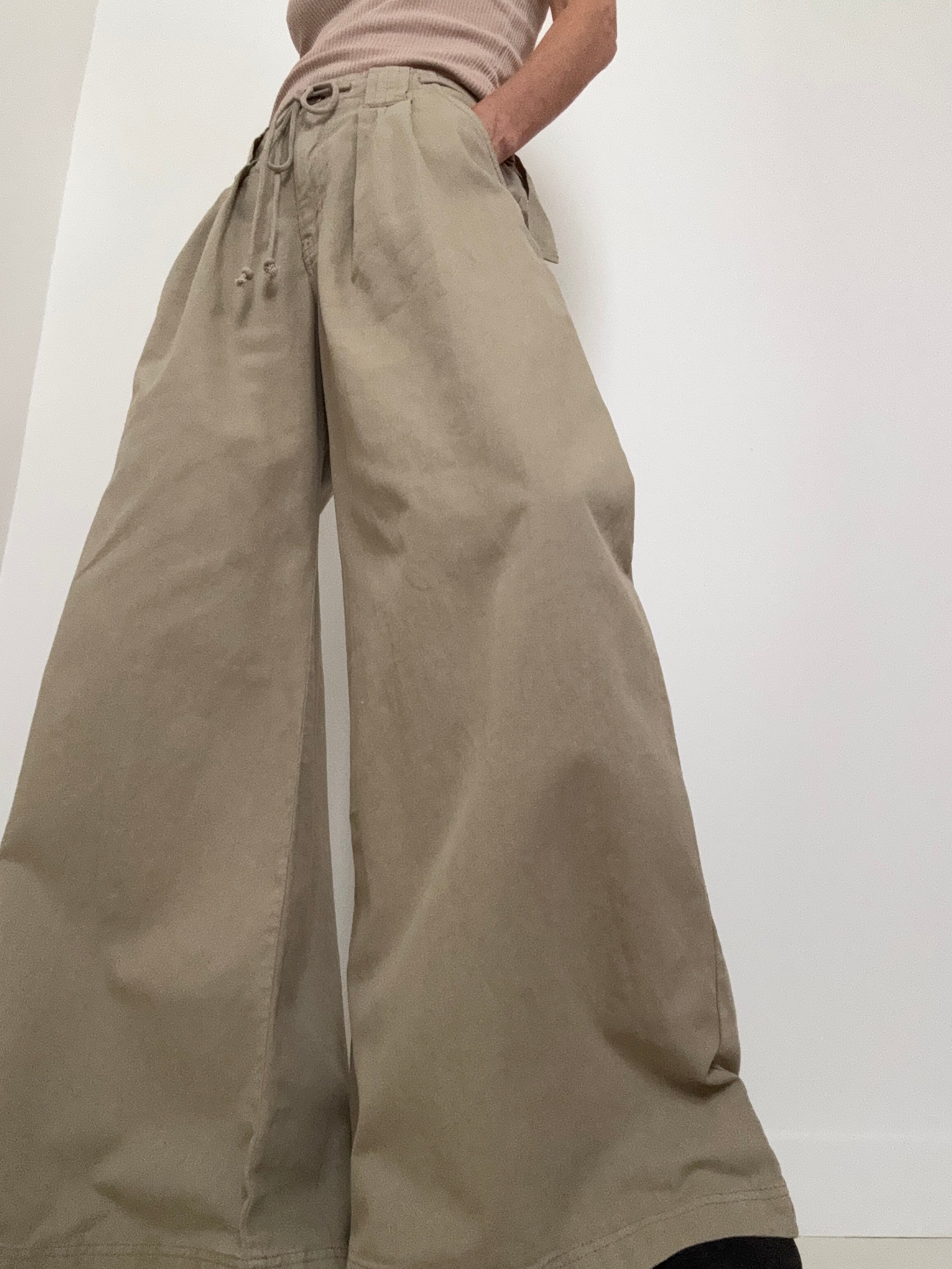 Free People Pants Julien Wide Leg Chino Pants