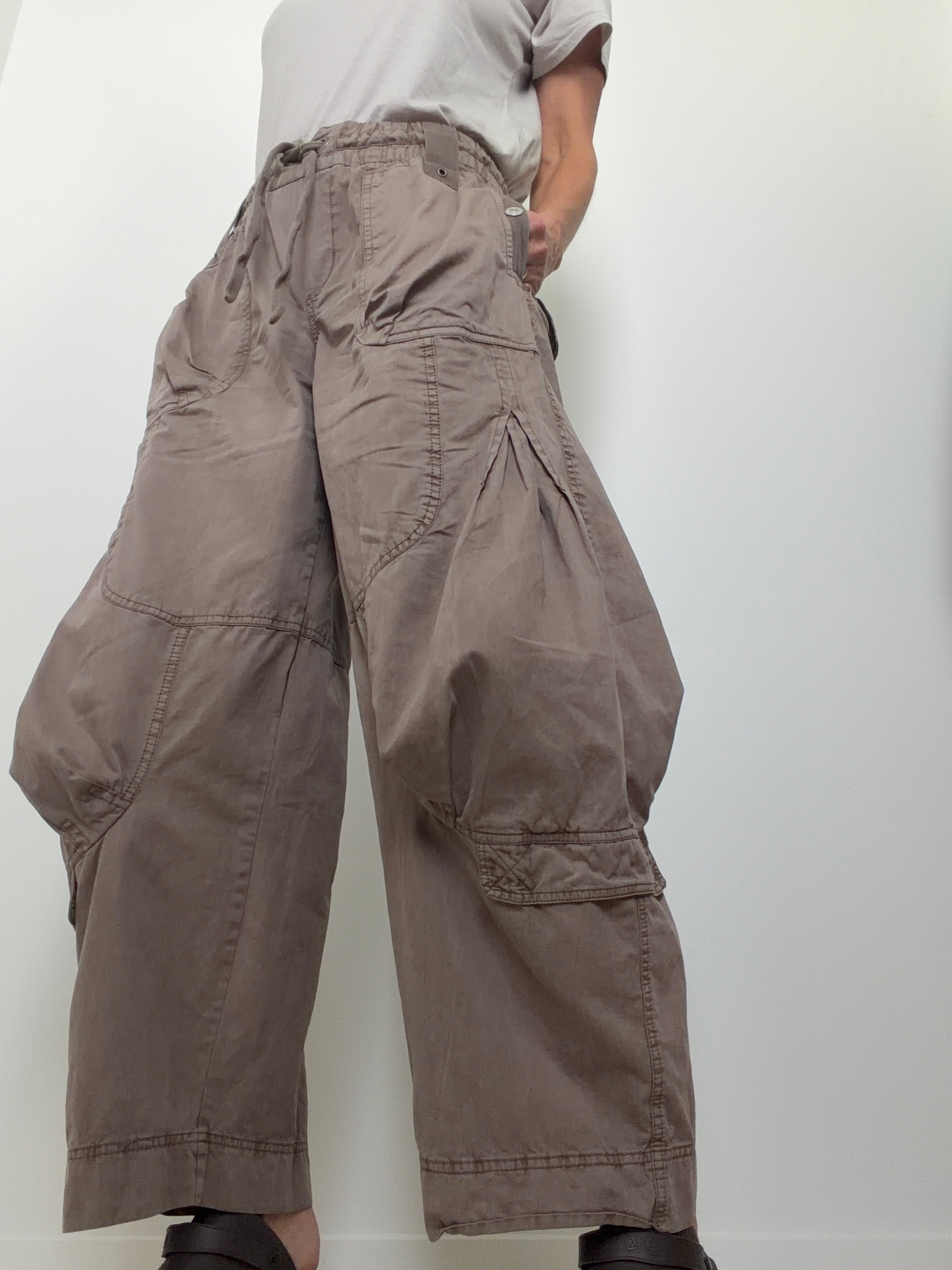 Free People Pants Onset Parachute Pant Dusted Cocoa