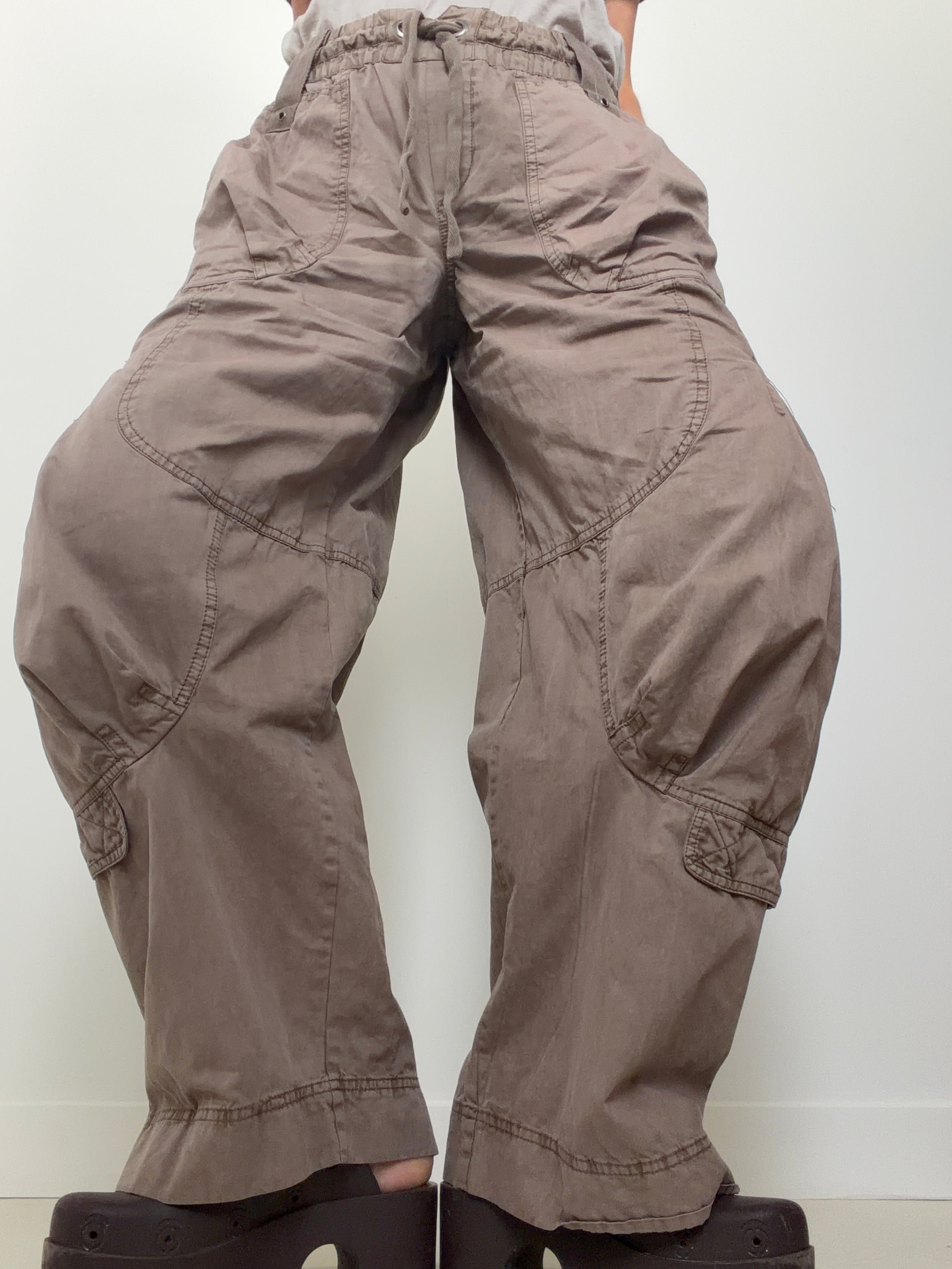 Free People Pants Onset Parachute Pant Dusted Cocoa