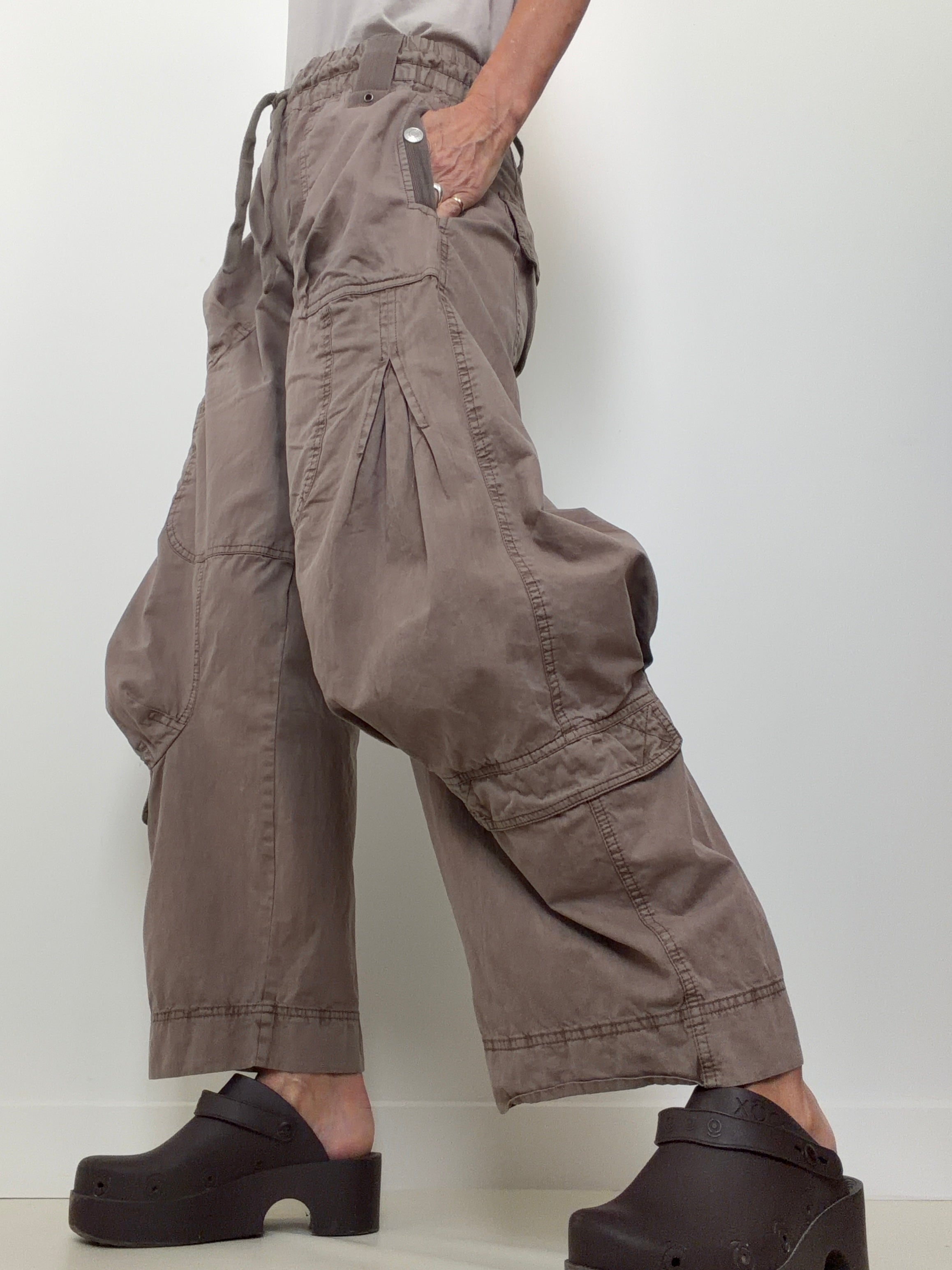 Free People Pants Onset Parachute Pant Dusted Cocoa