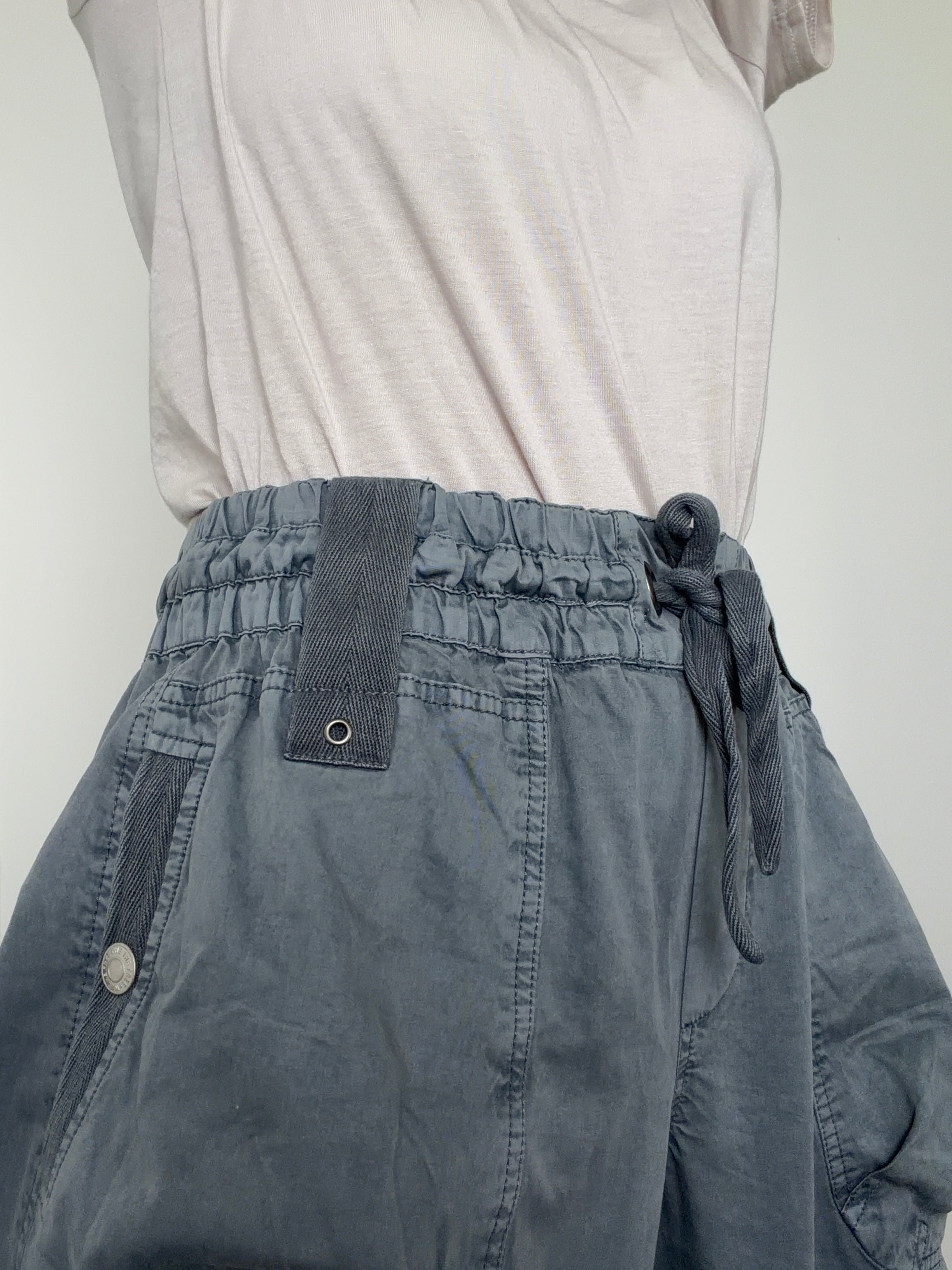 Free People Pants Onset Parachute Pant Steel