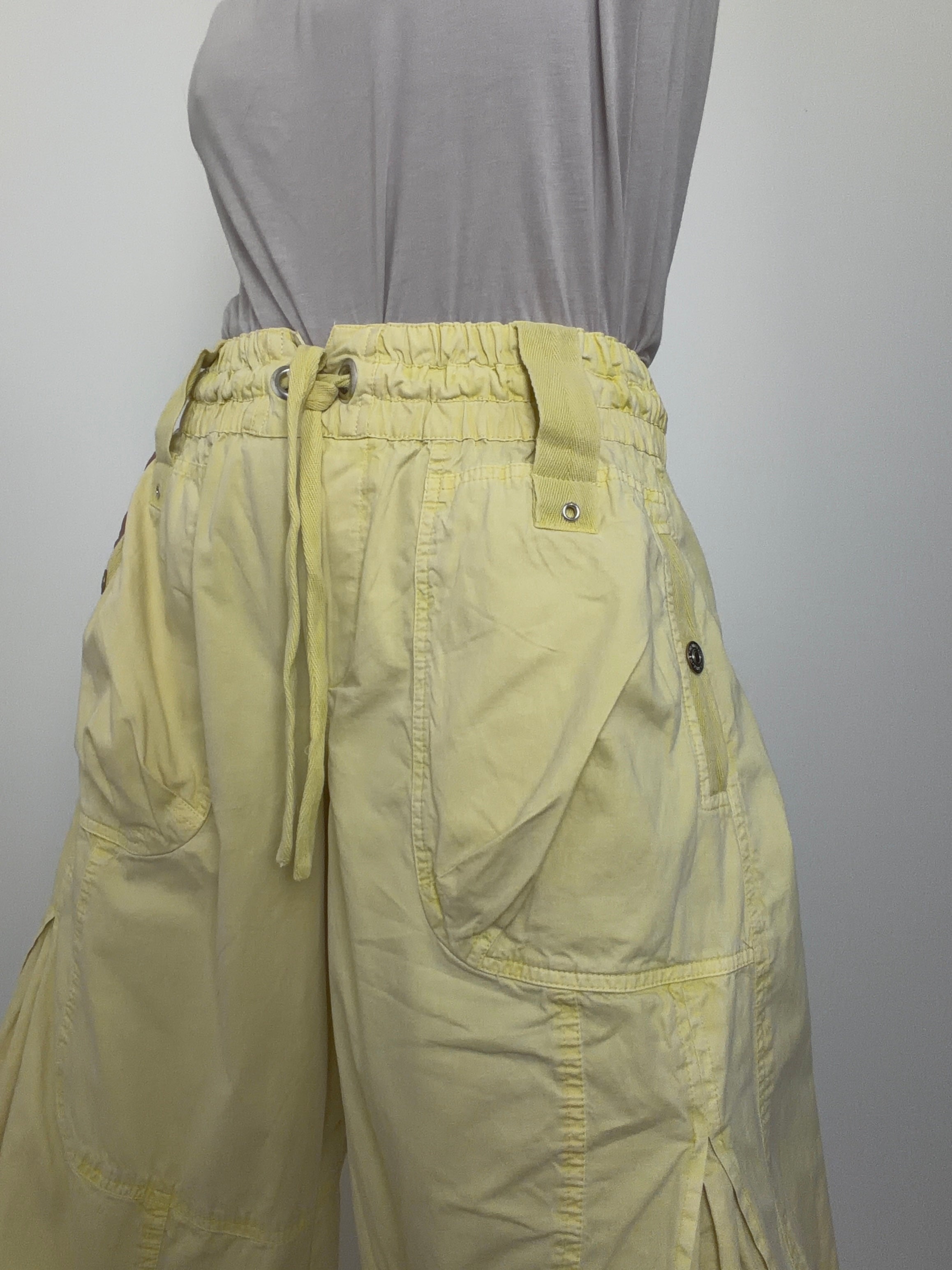 Free People Pants Onset Parachute Pants Canary