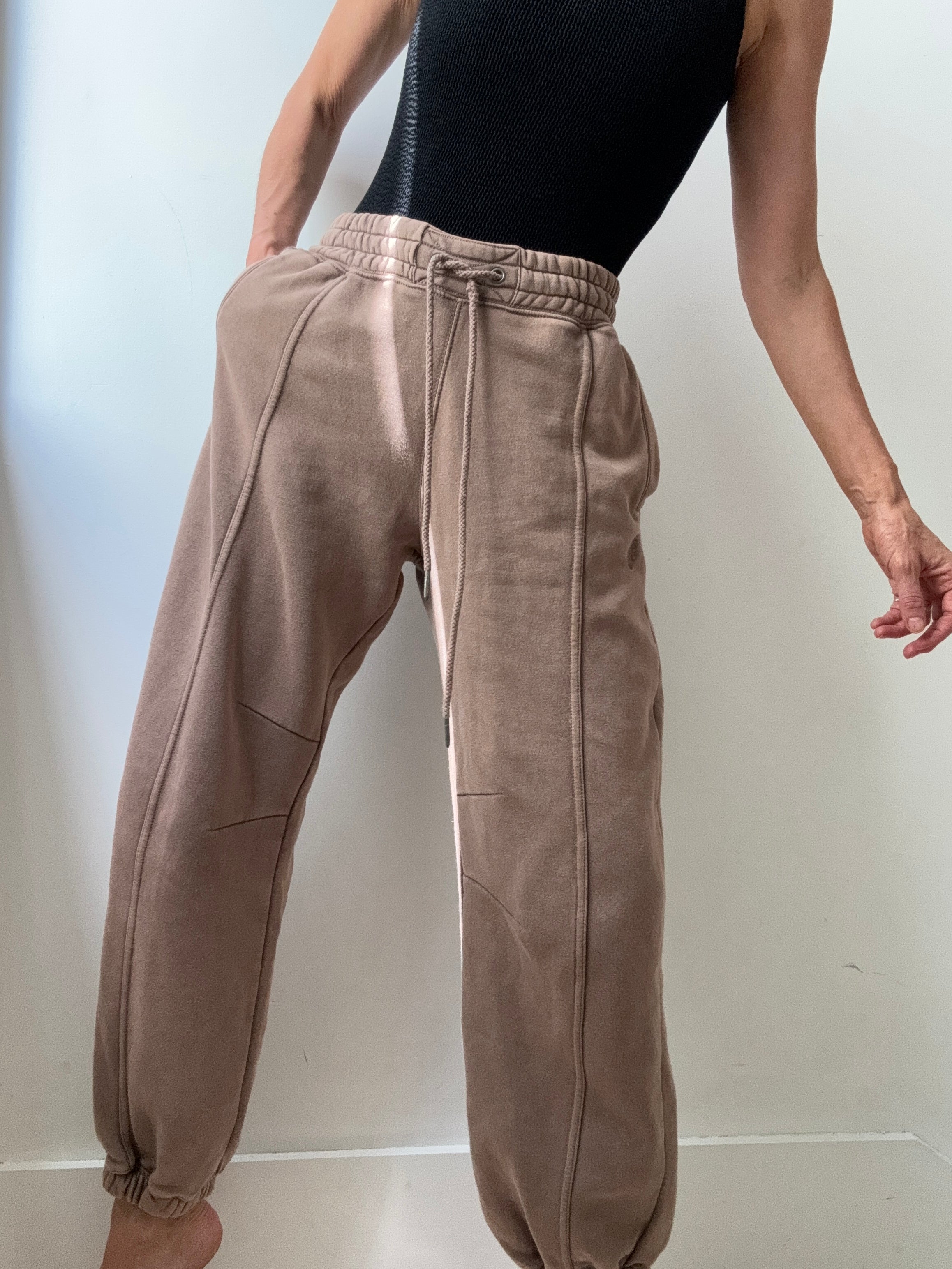 Free People Pants Sprint To The Finish Pants Hickory