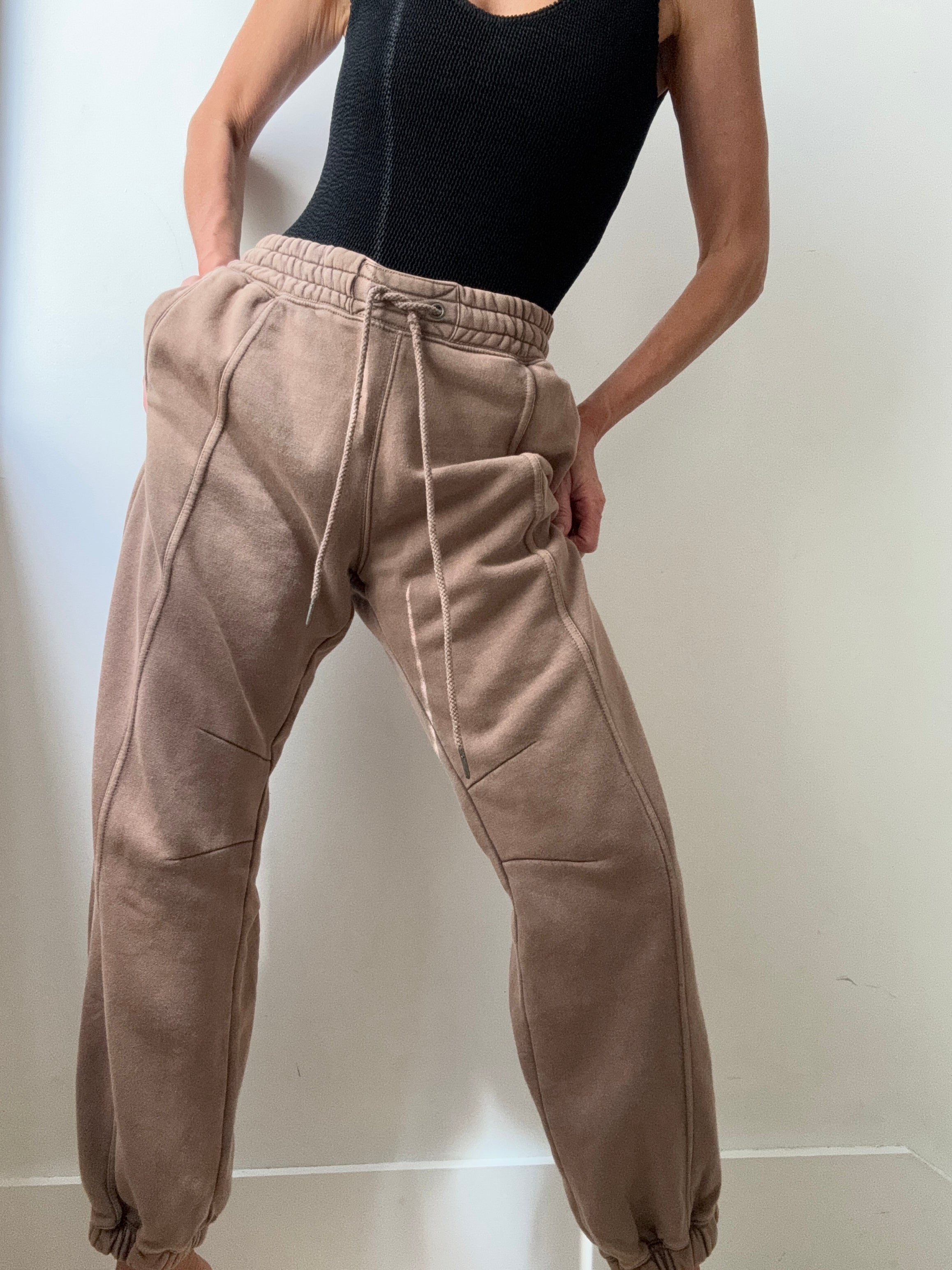Free People Pants Sprint To The Finish Pants Hickory