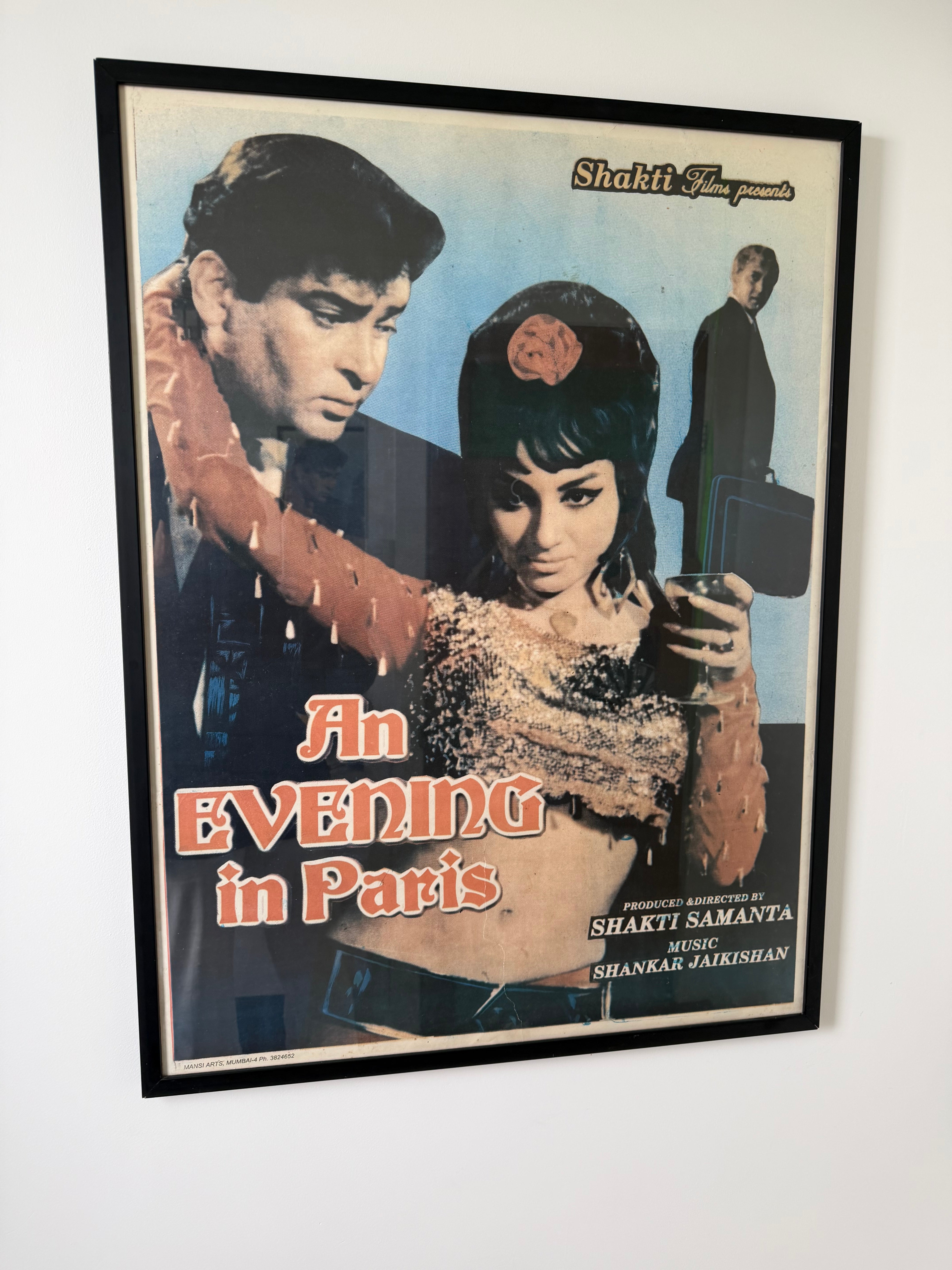 Bollywood Poster An Evening In Paris | Art