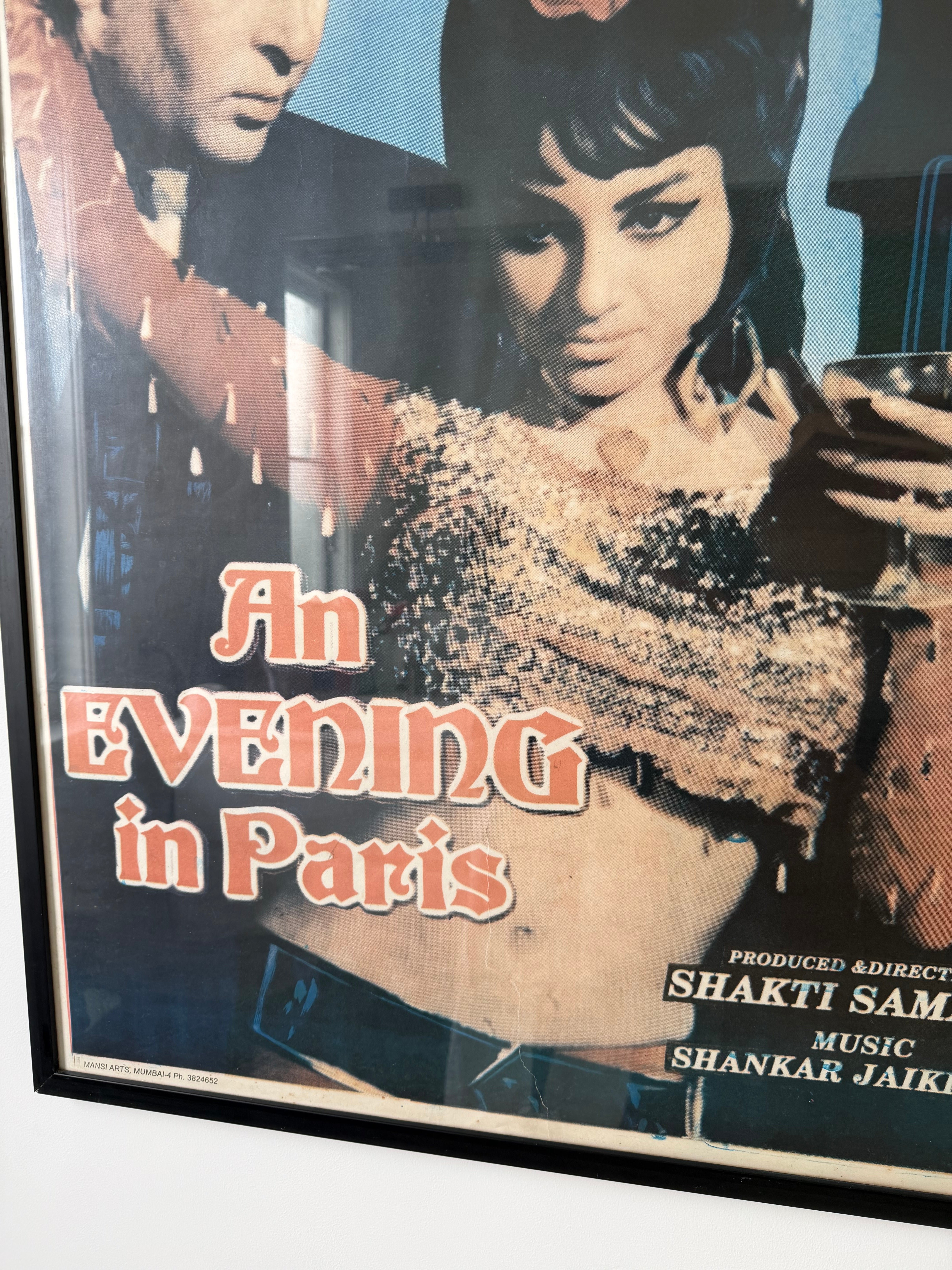 Bollywood Poster An Evening In Paris | Art