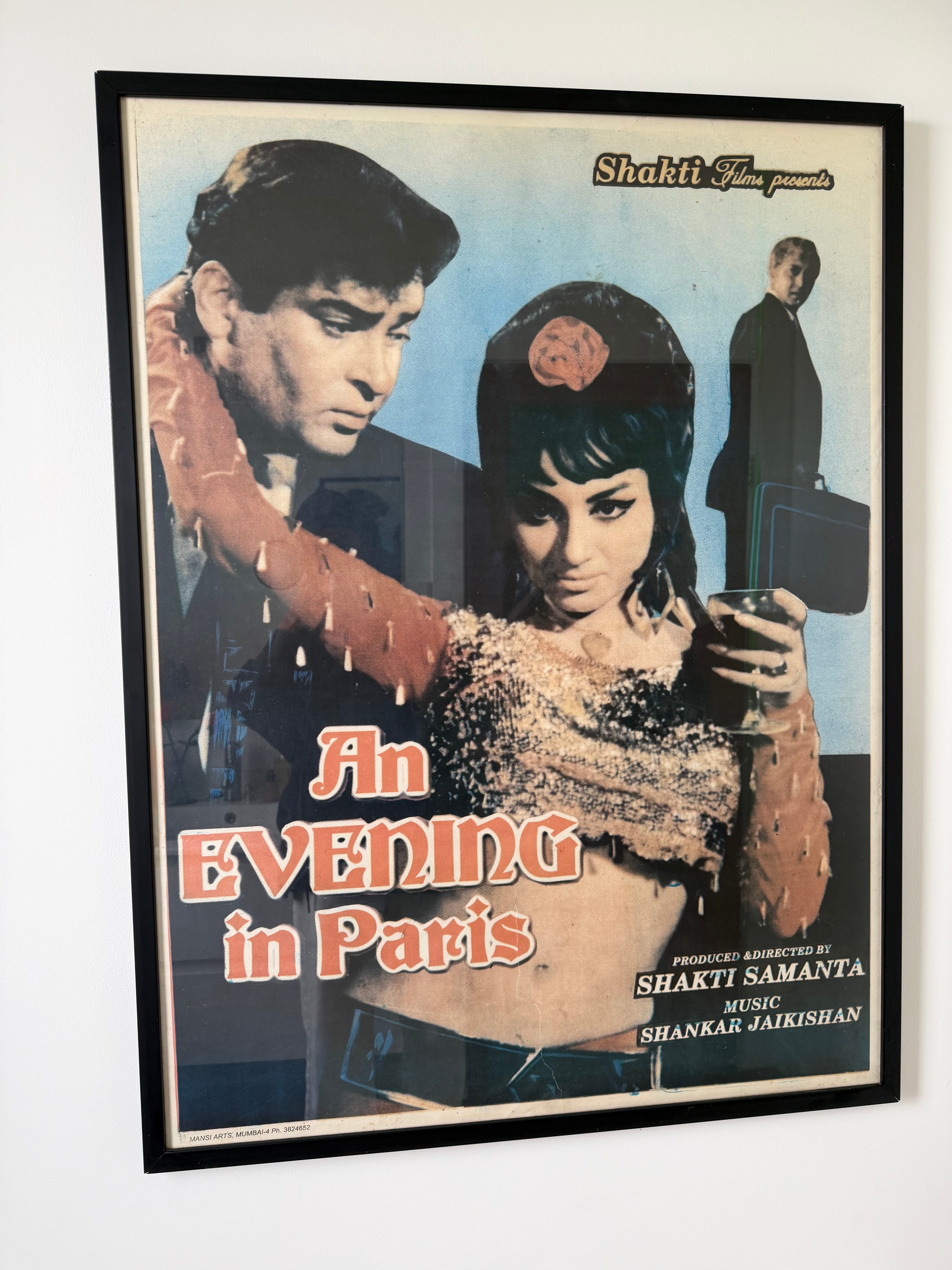 Bollywood Poster An Evening In Paris | Art