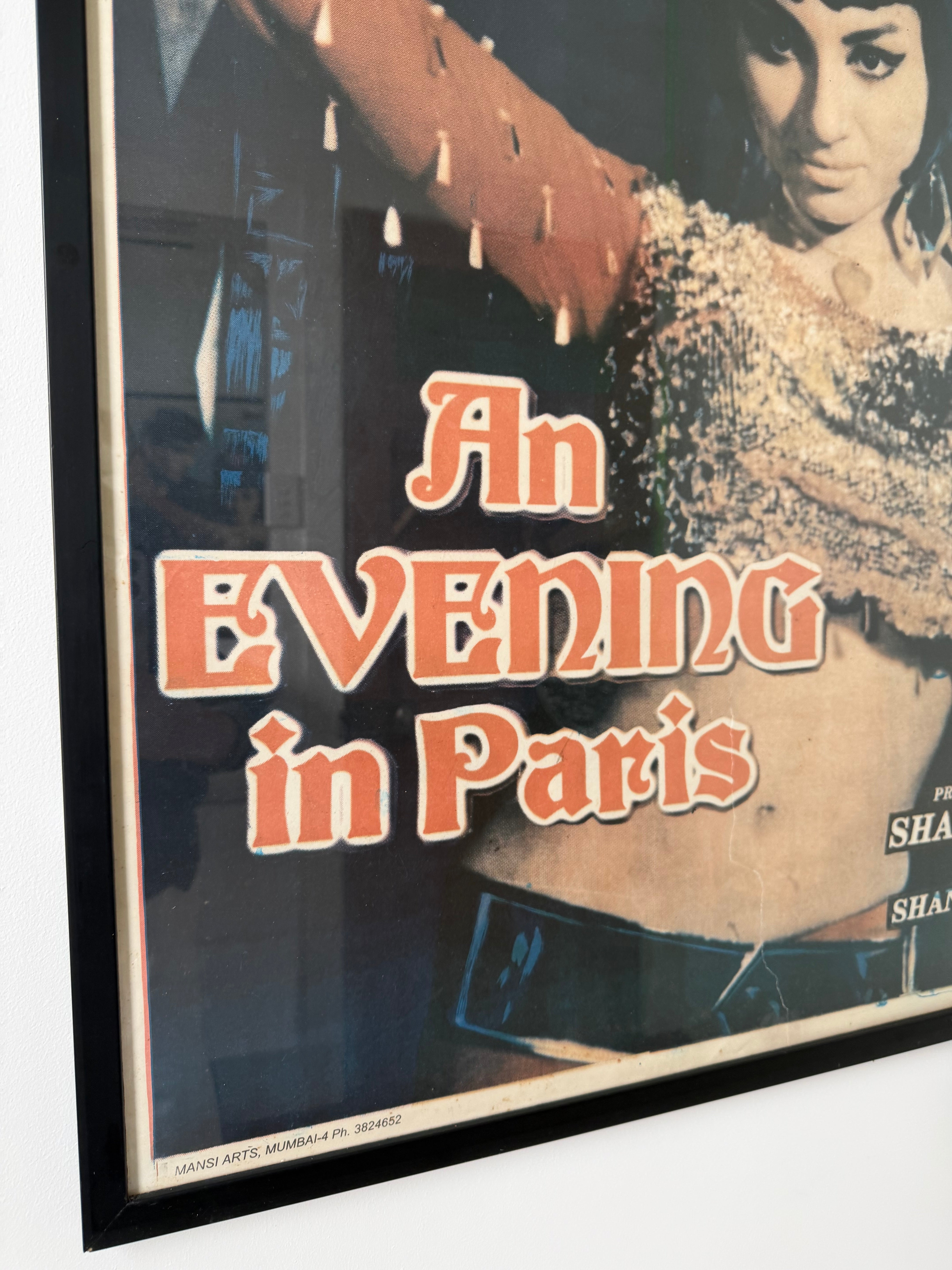 Bollywood Poster An Evening In Paris | Art