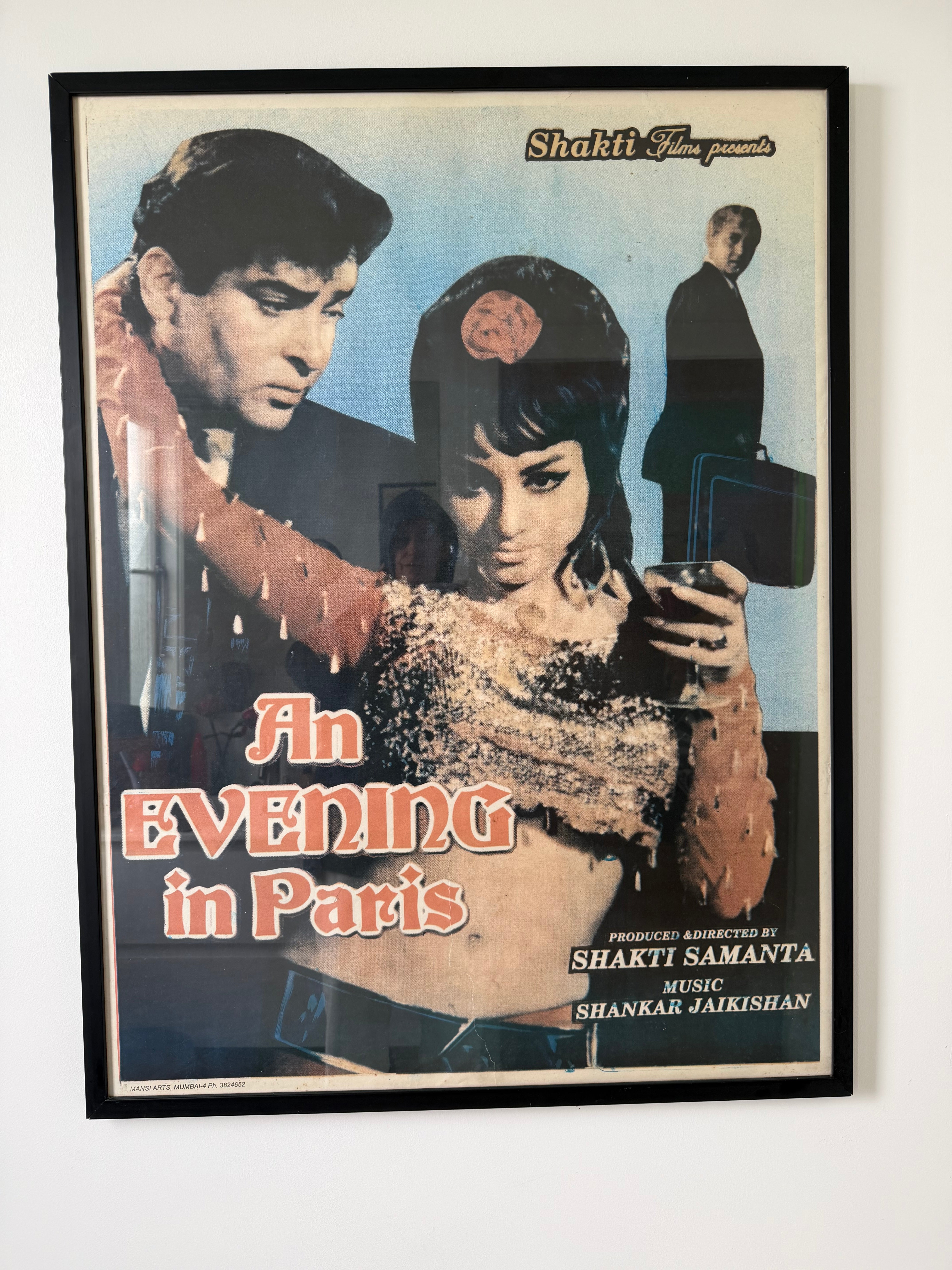 Bollywood Poster An Evening In Paris | Art