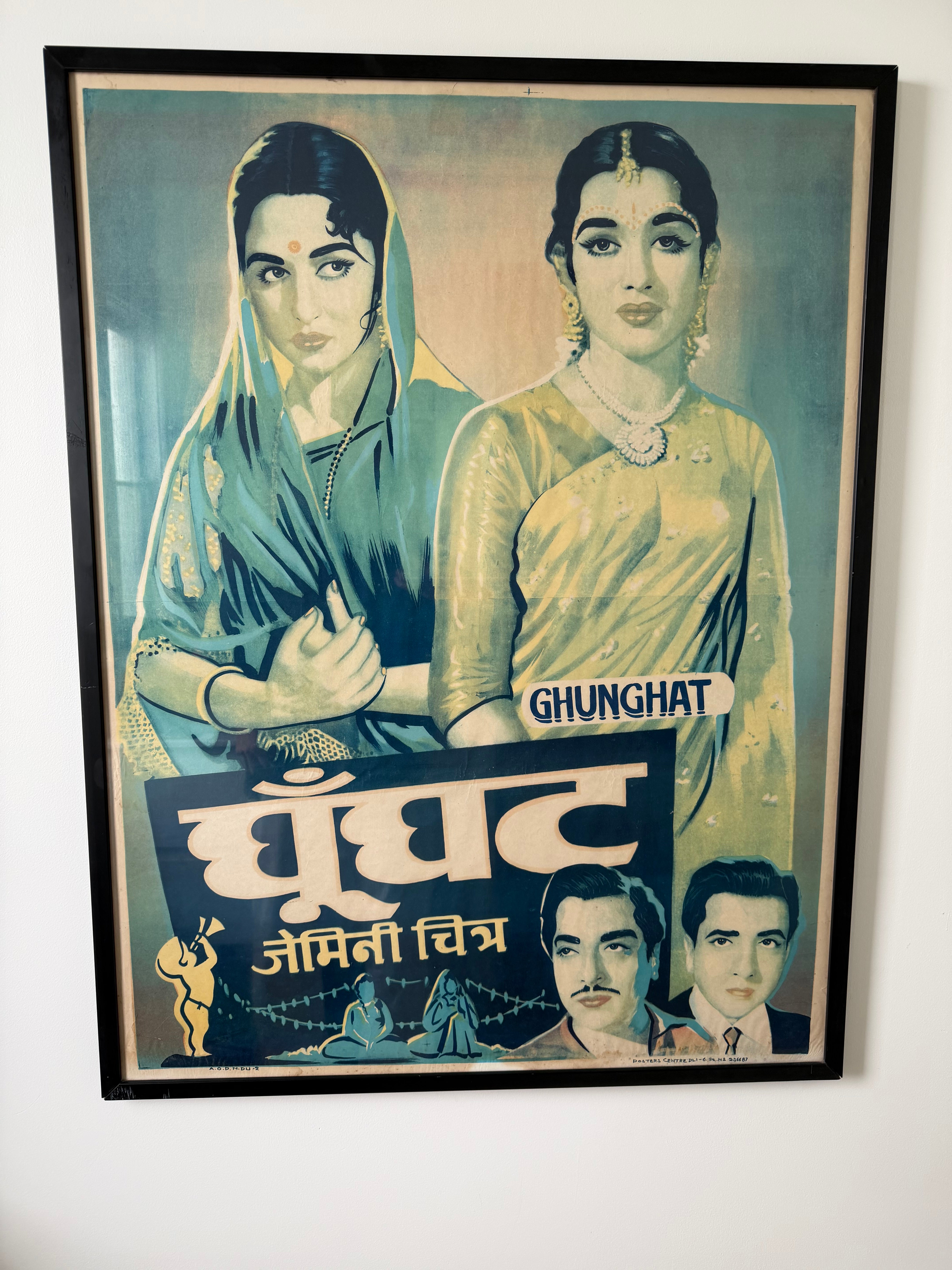 Bollywood Poster Ghunghat | Art