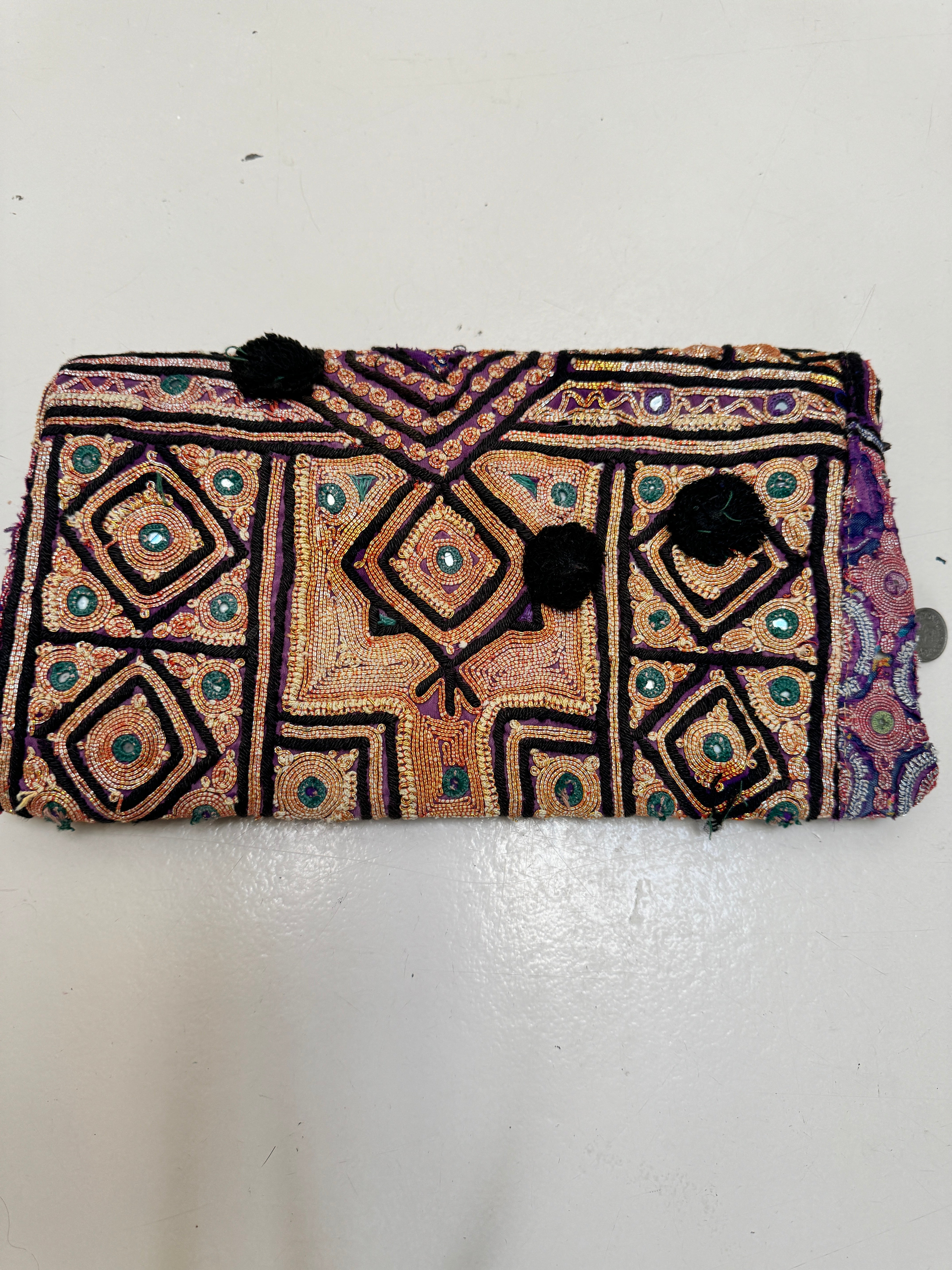 Future Nomads Bags Coin Purse Gold Purple
