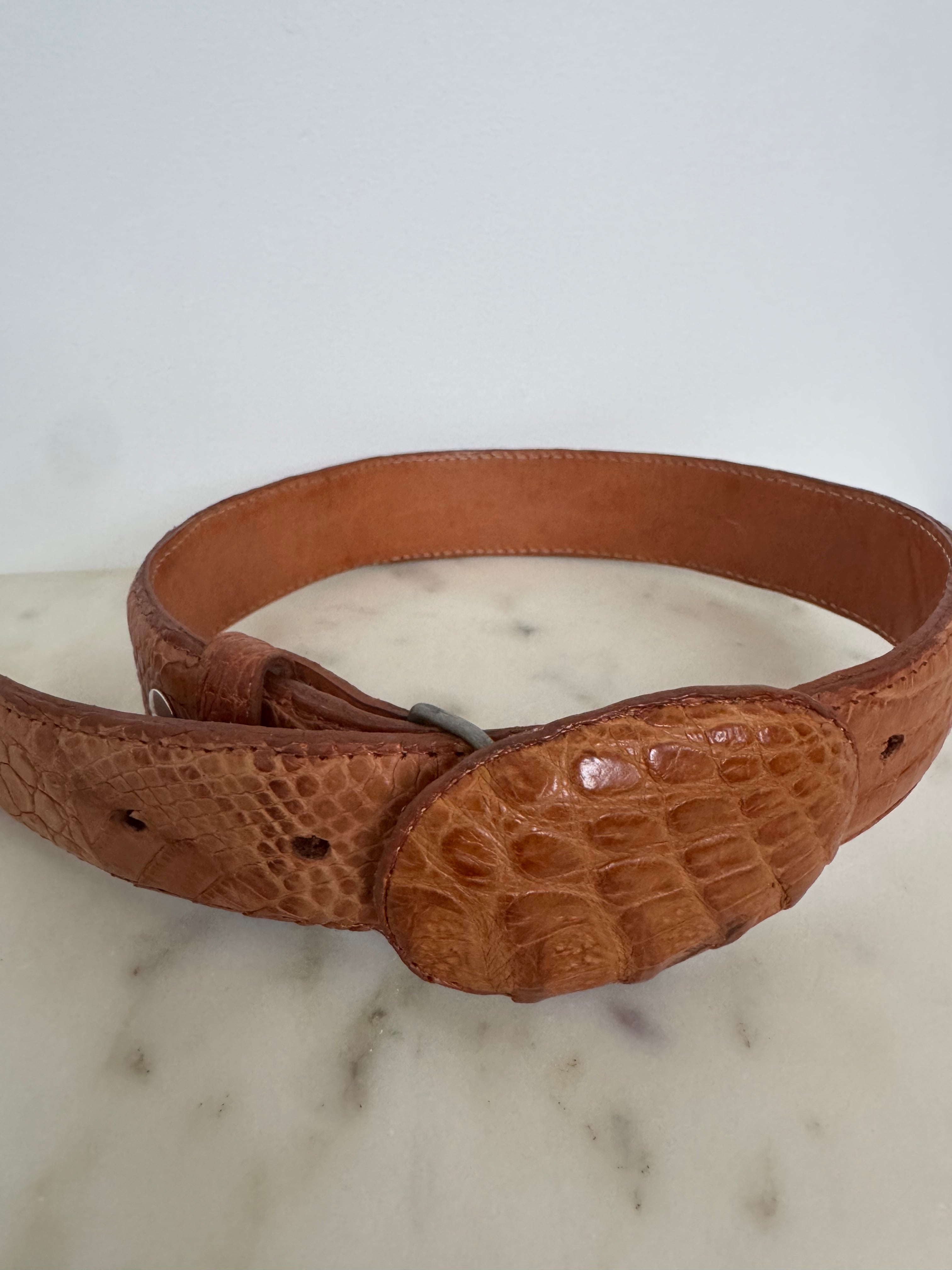 Oval Buckle Belt | Belts