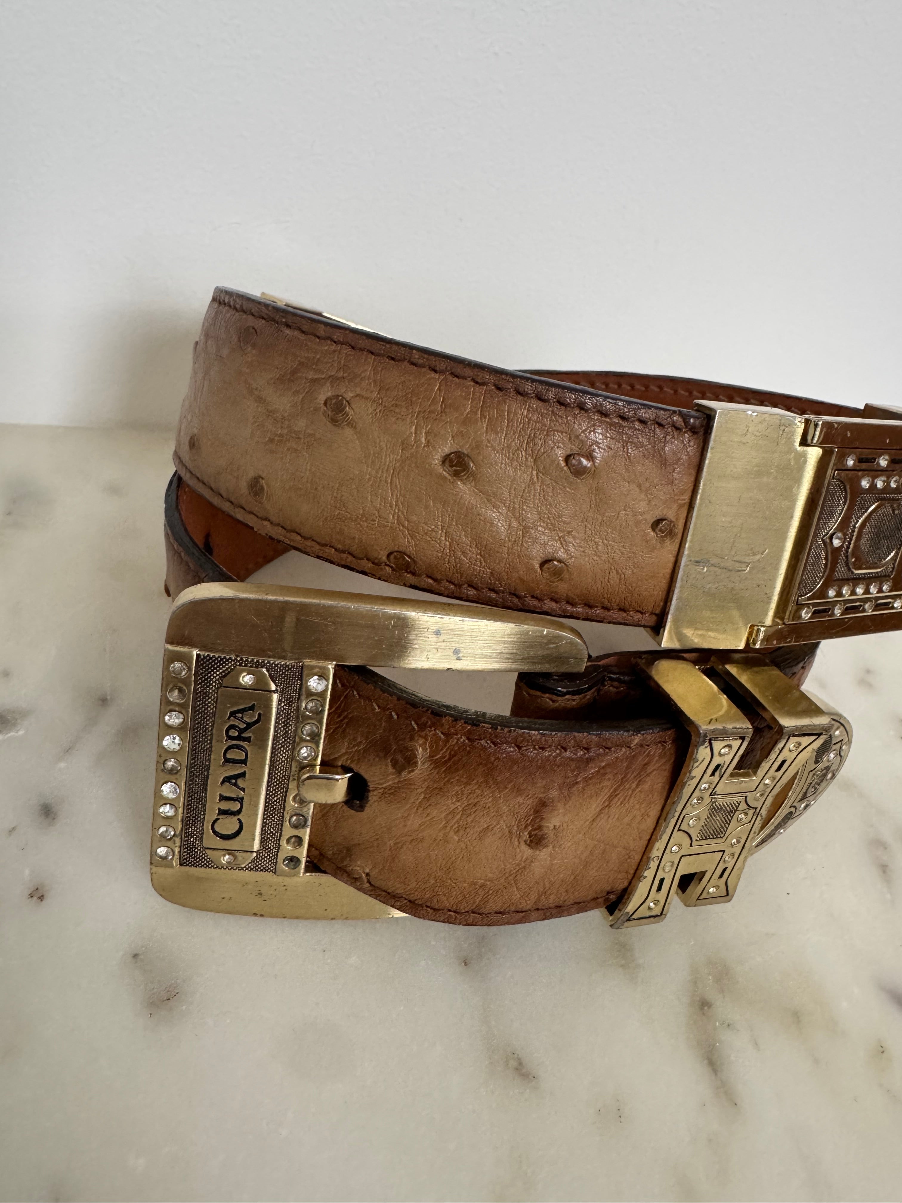 Ostrich Belt Made In Mexico | Belts