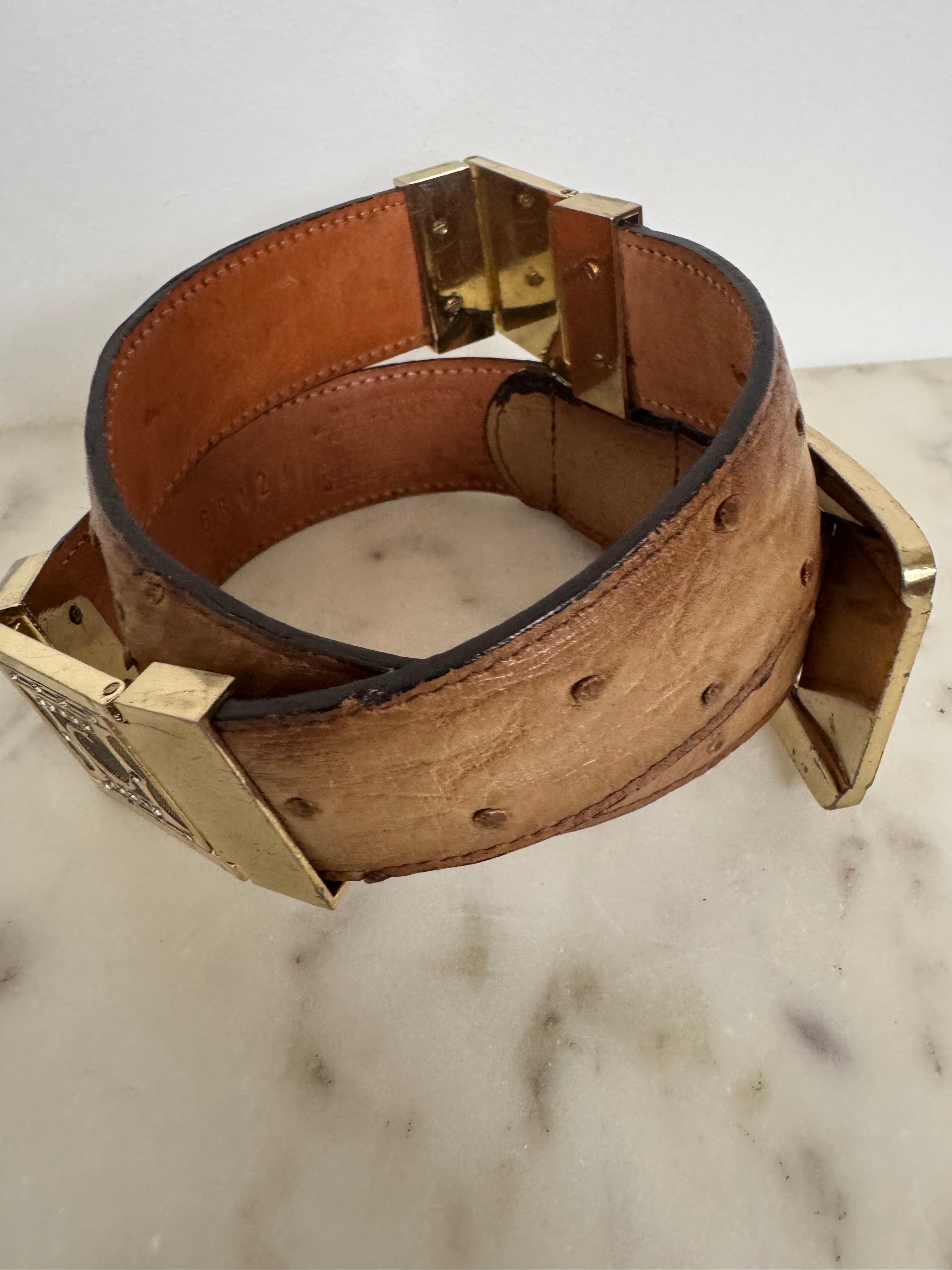 Ostrich Belt Made In Mexico | Belts