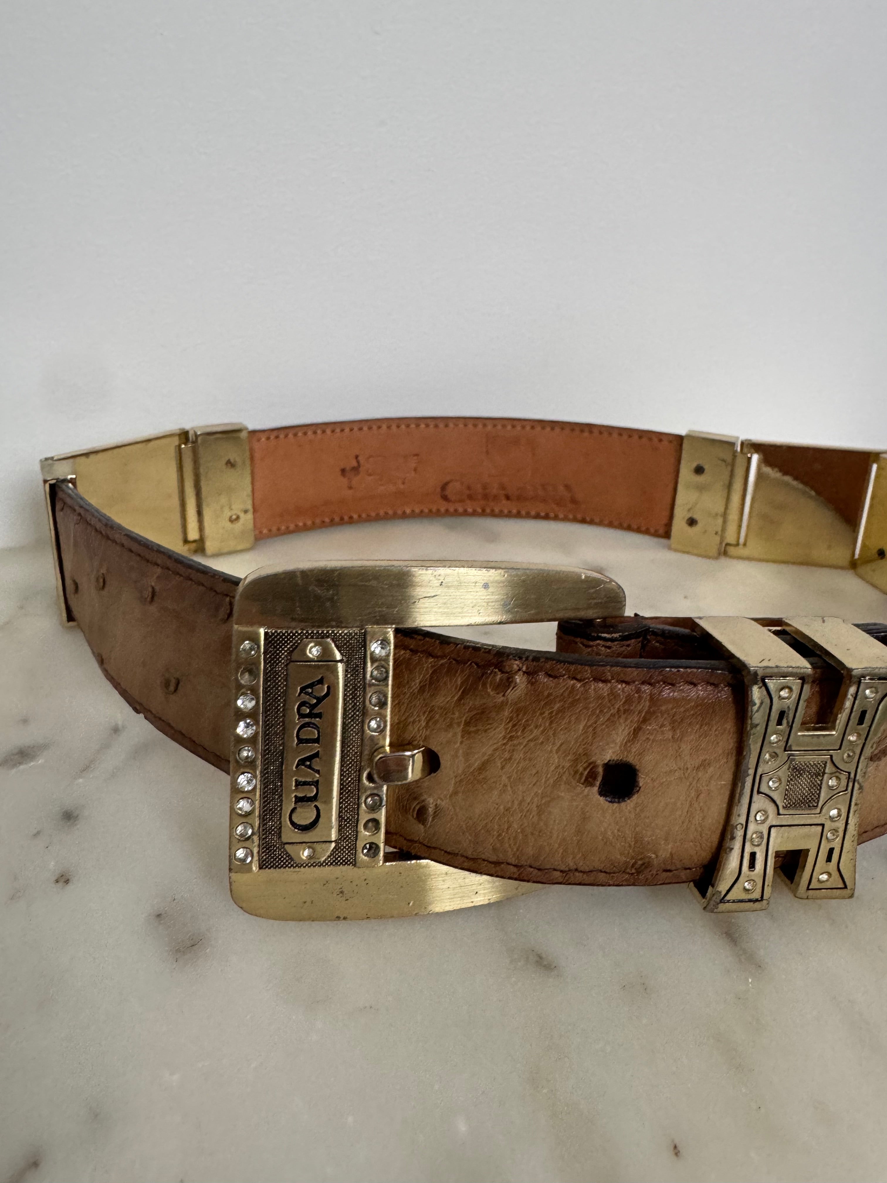 Ostrich Belt Made In Mexico | Belts