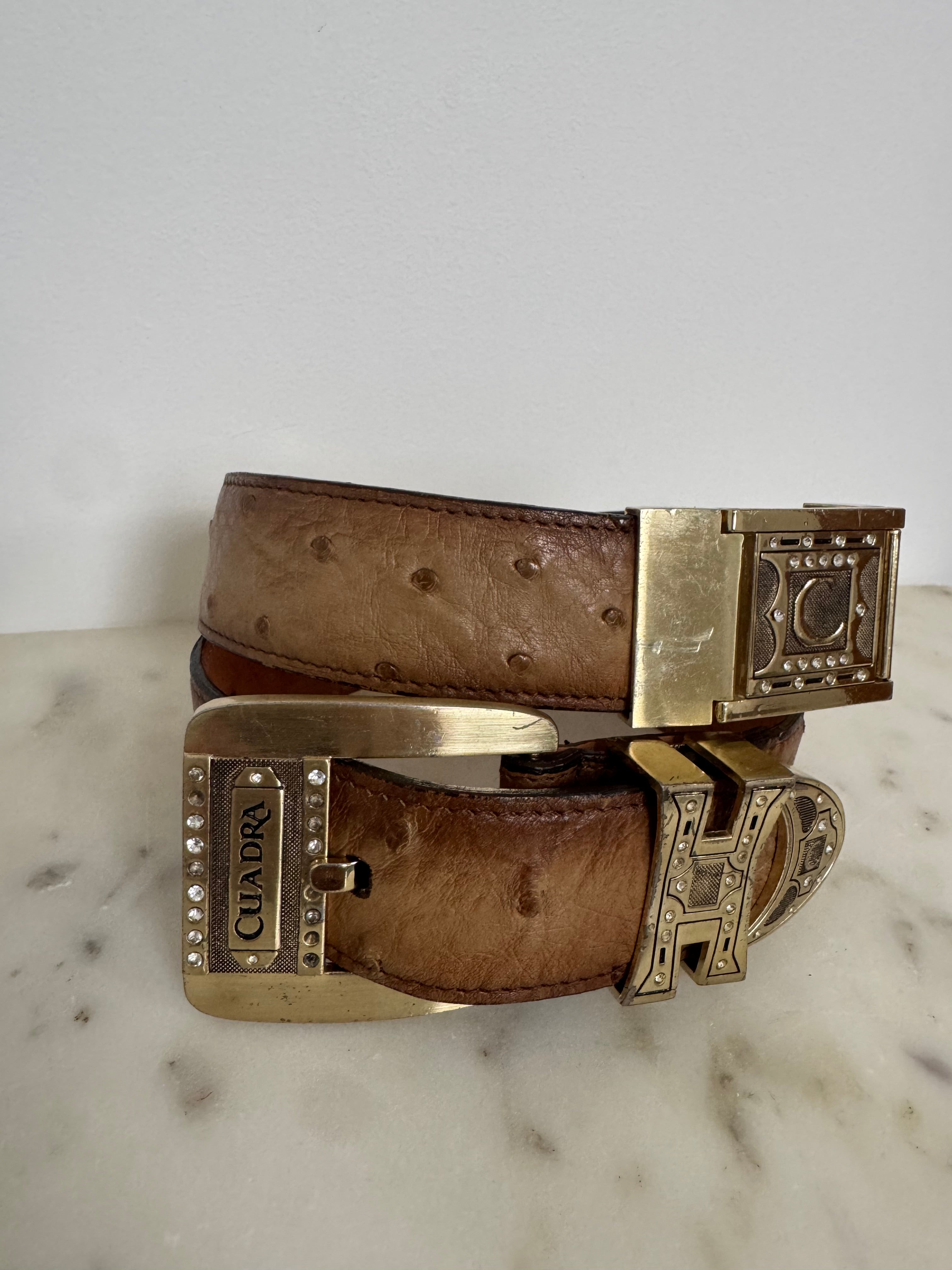 Ostrich Belt Made In Mexico | Belts