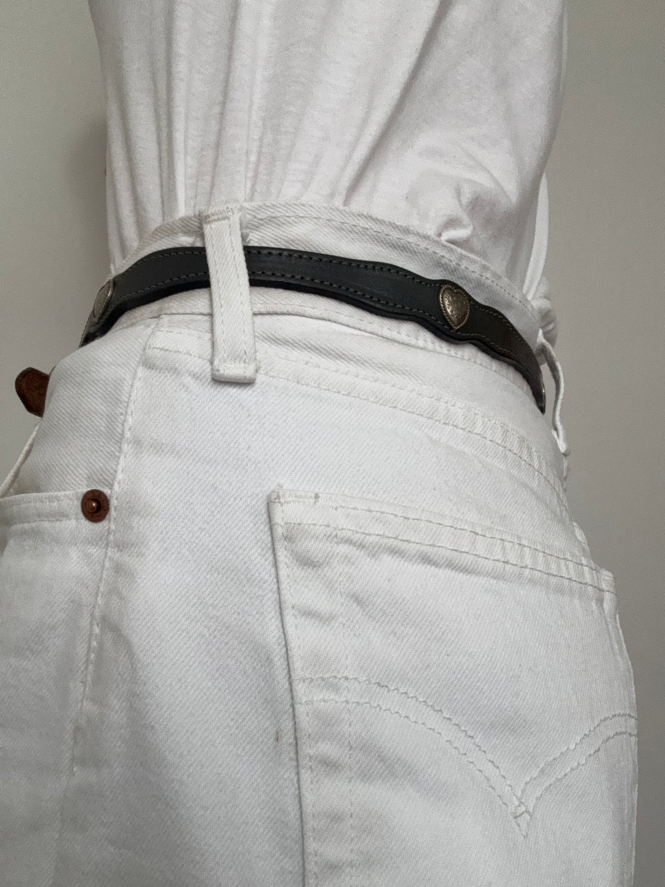 Grey Heart Vintage Belt | Belts