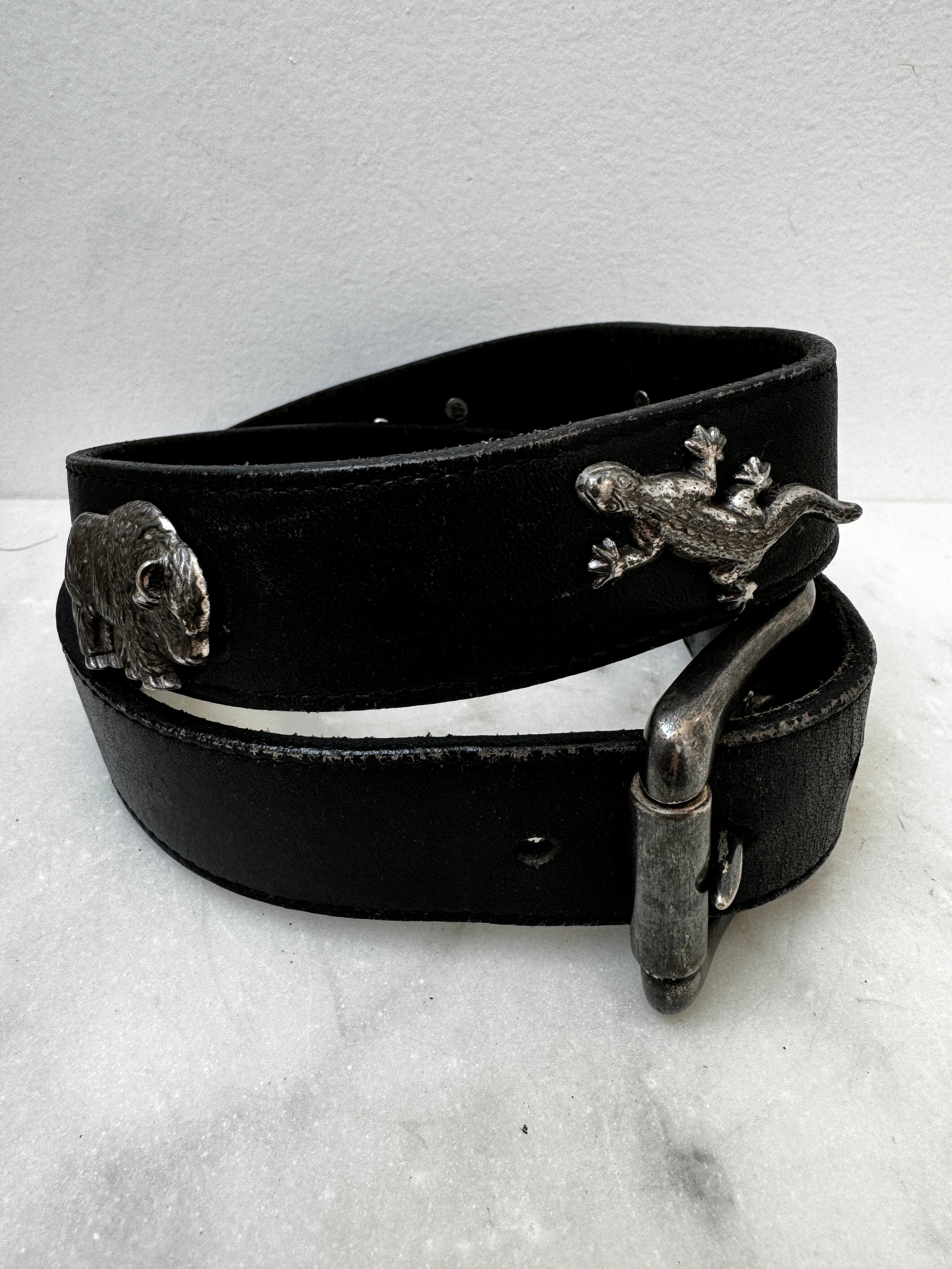 Future Nomads Belts 91cm Leather Animal Belt