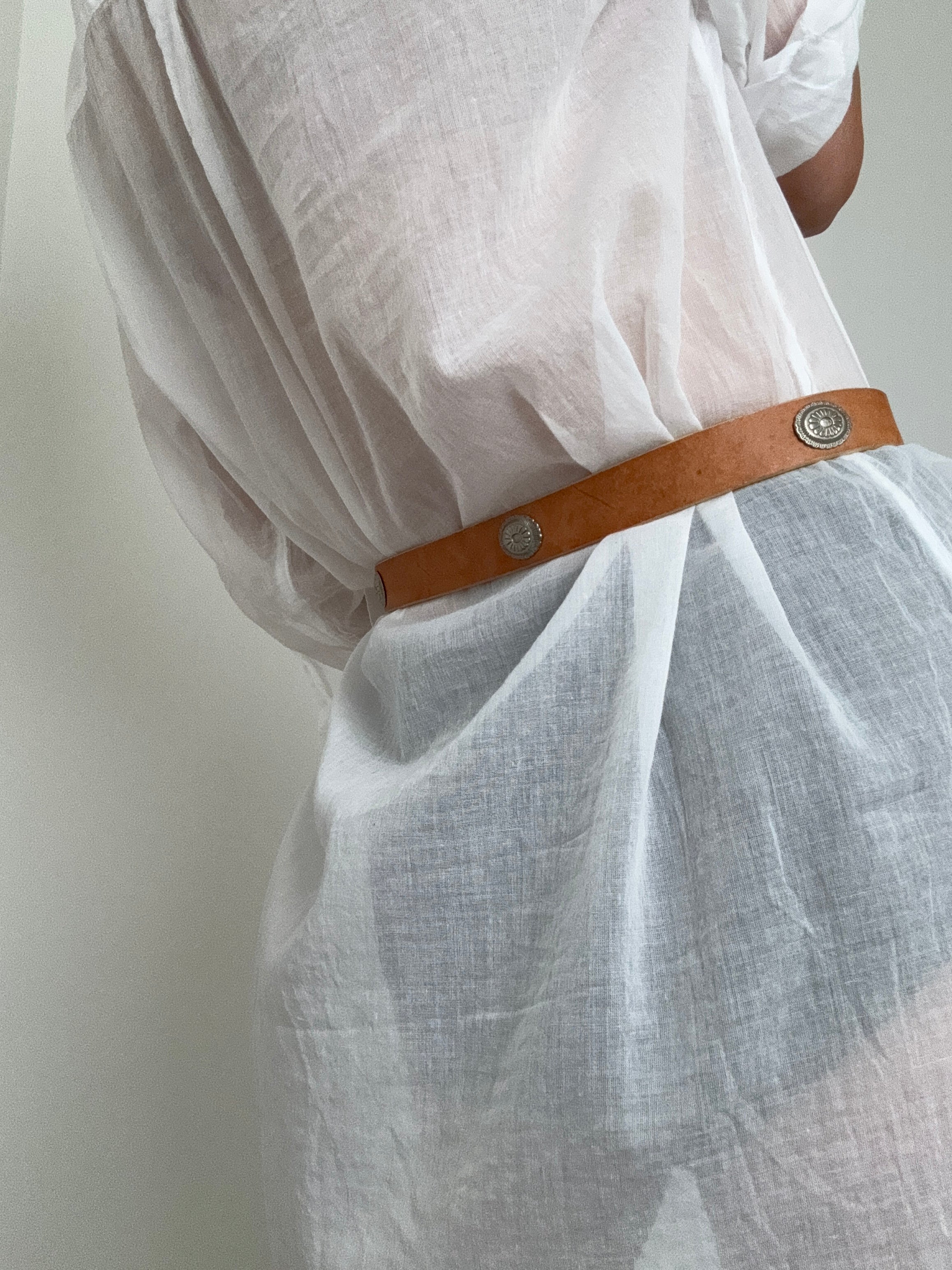 Future Nomads Belts Medium Camel Tone Disk Belt