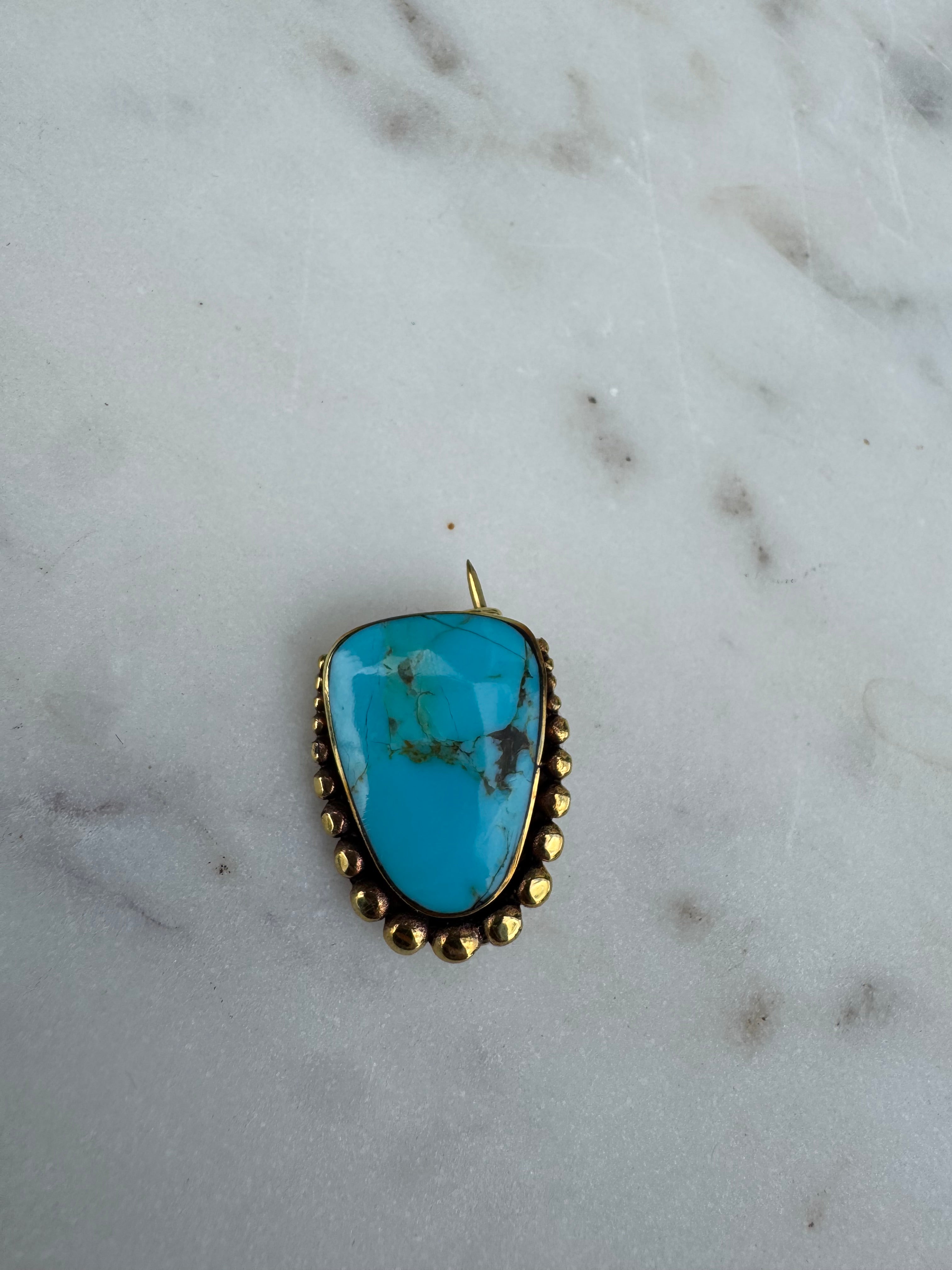 Future Nomads Brooches Turquoise Brooch Arch