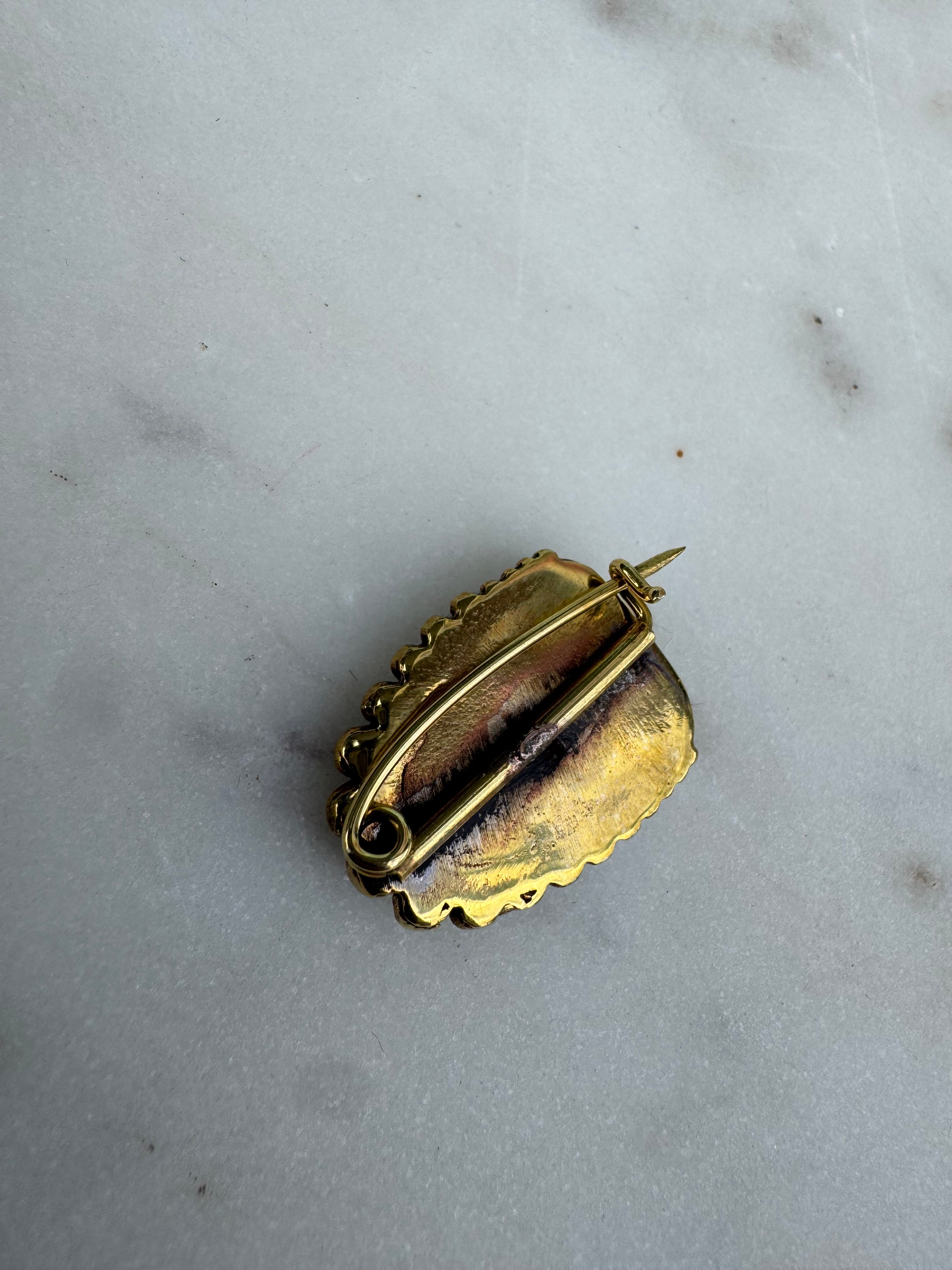 Future Nomads Brooches Turquoise Brooch Arch