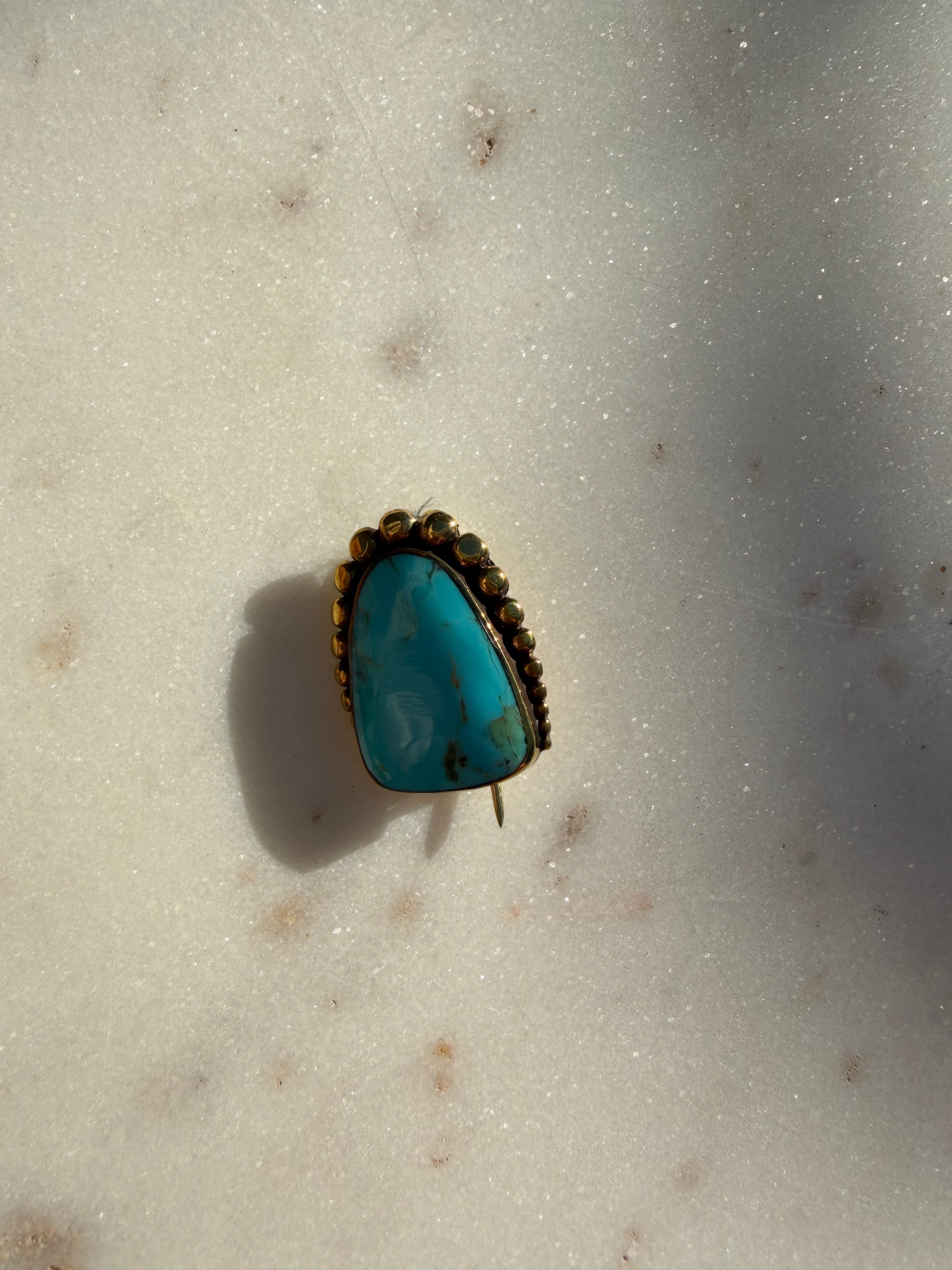 Future Nomads Brooches Turquoise Brooch Arch