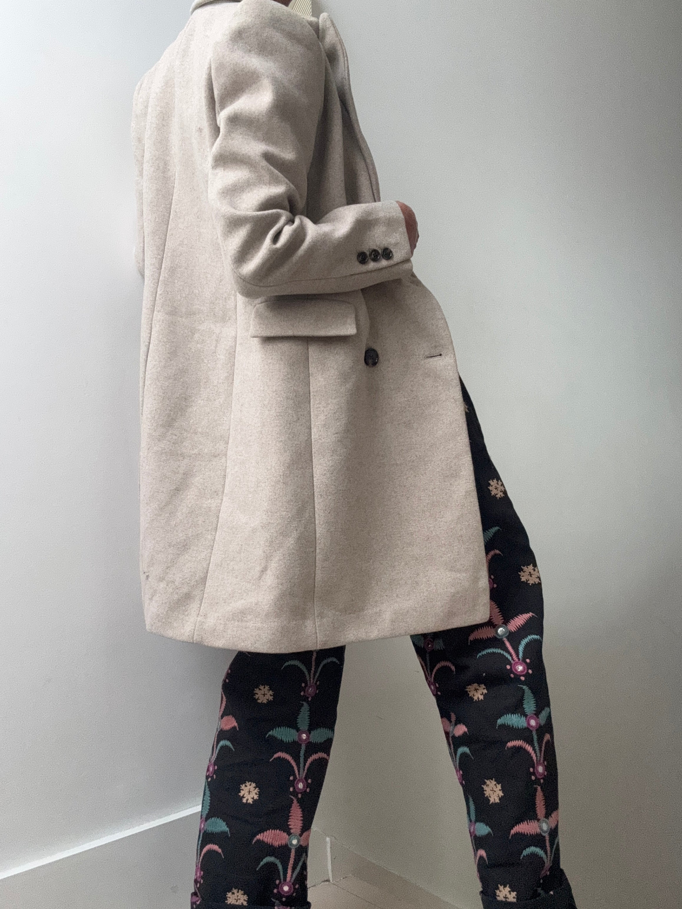 Wool Blend Coat Natural | Coats