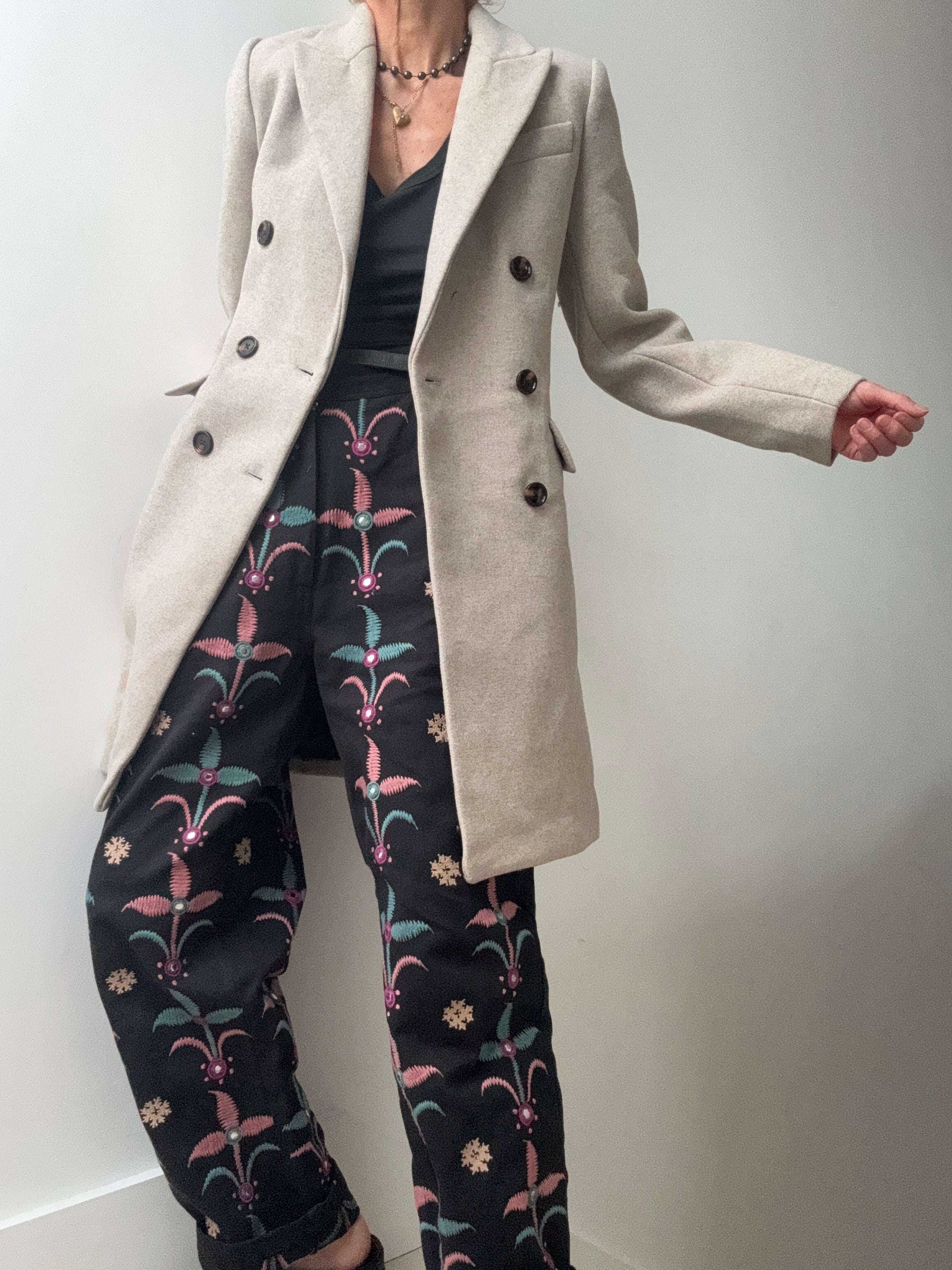 Wool Blend Coat Natural | Coats