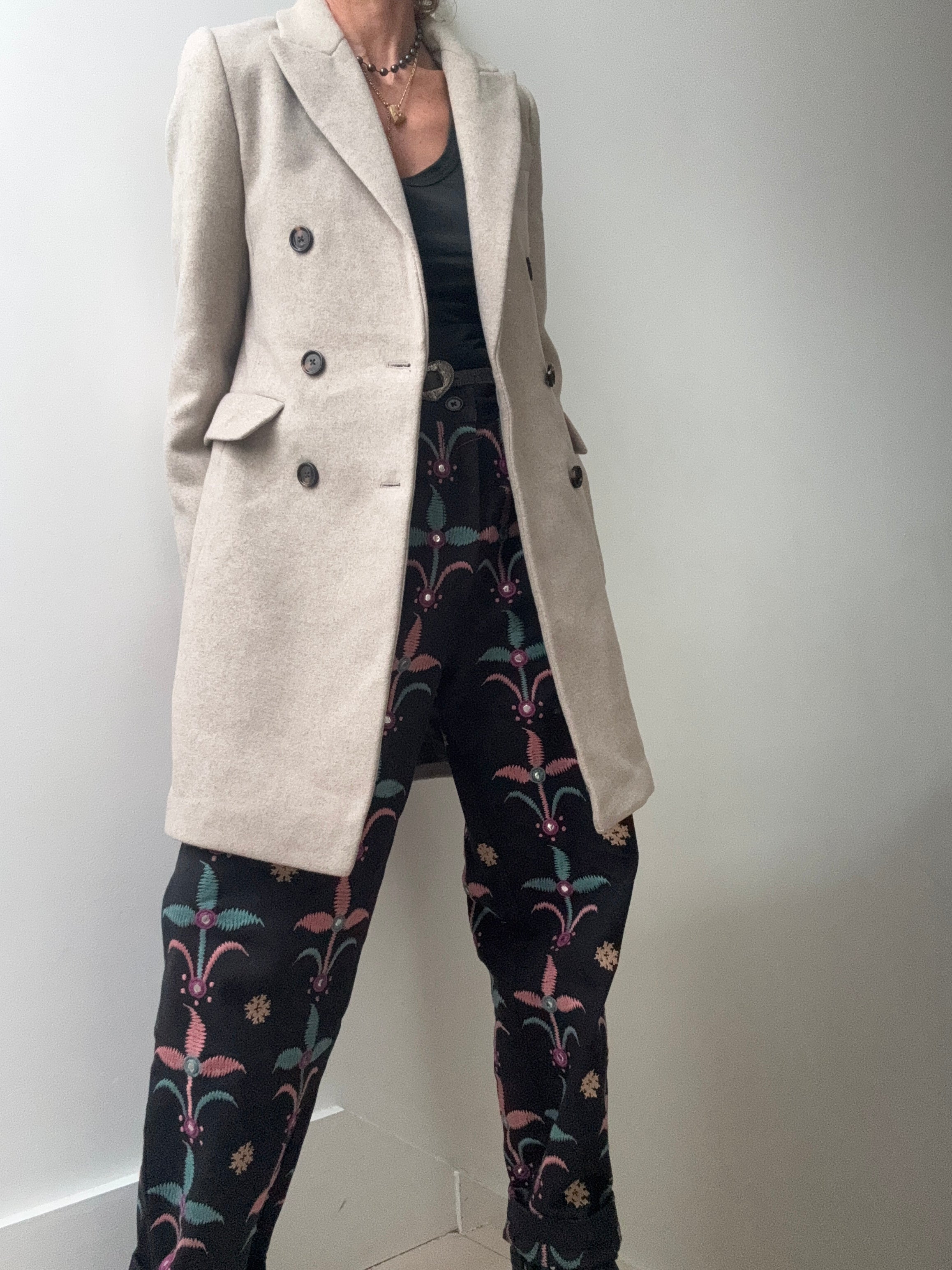 Wool Blend Coat Natural | Coats