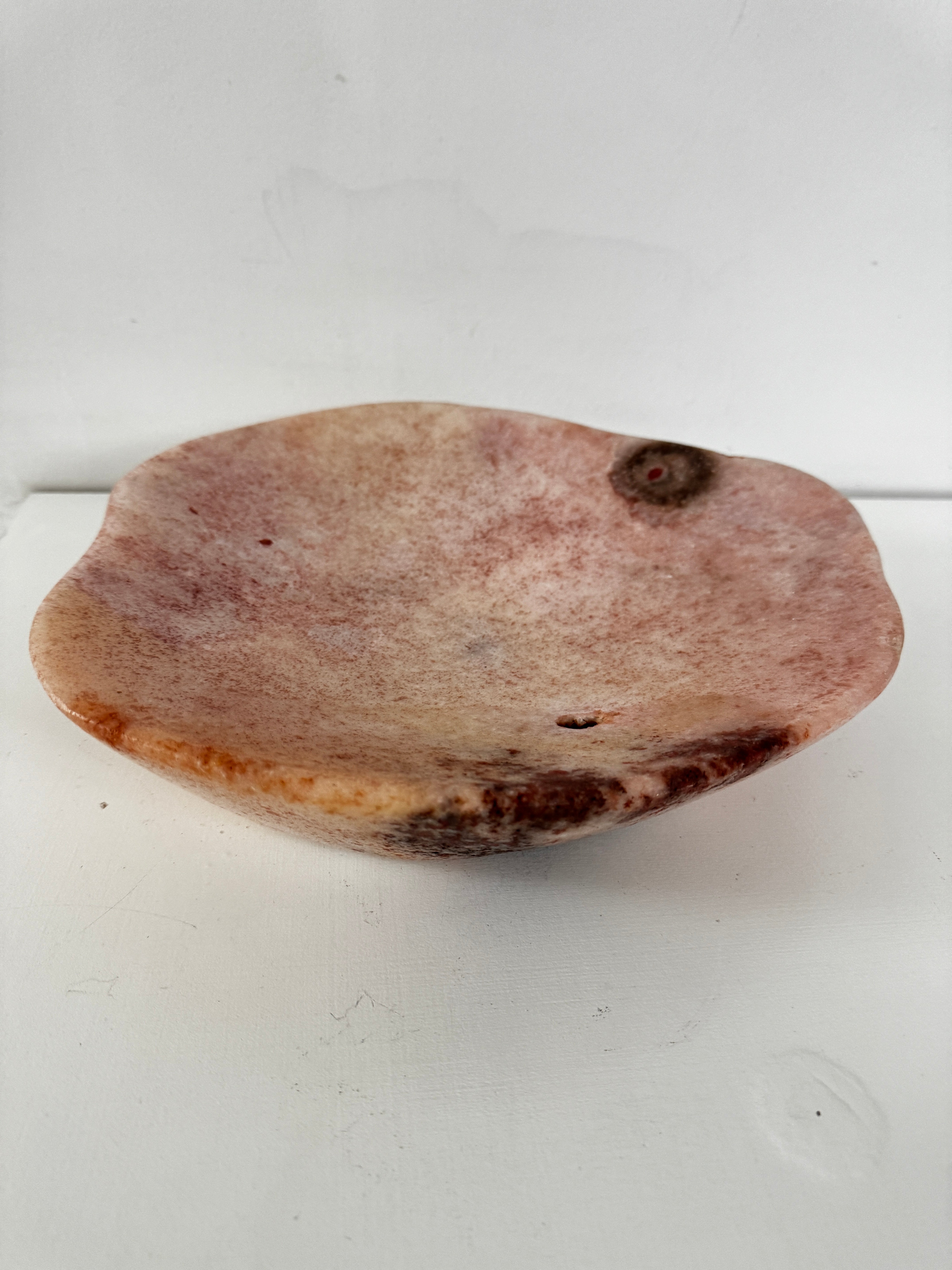 Future Nomads Crystals 28cm/23cm Pink Amethyst Bowl