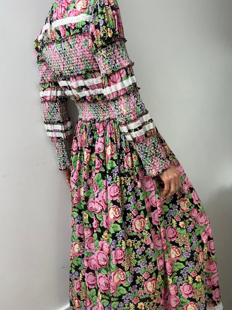Future Nomads Dresses French Floral Maxi Dress