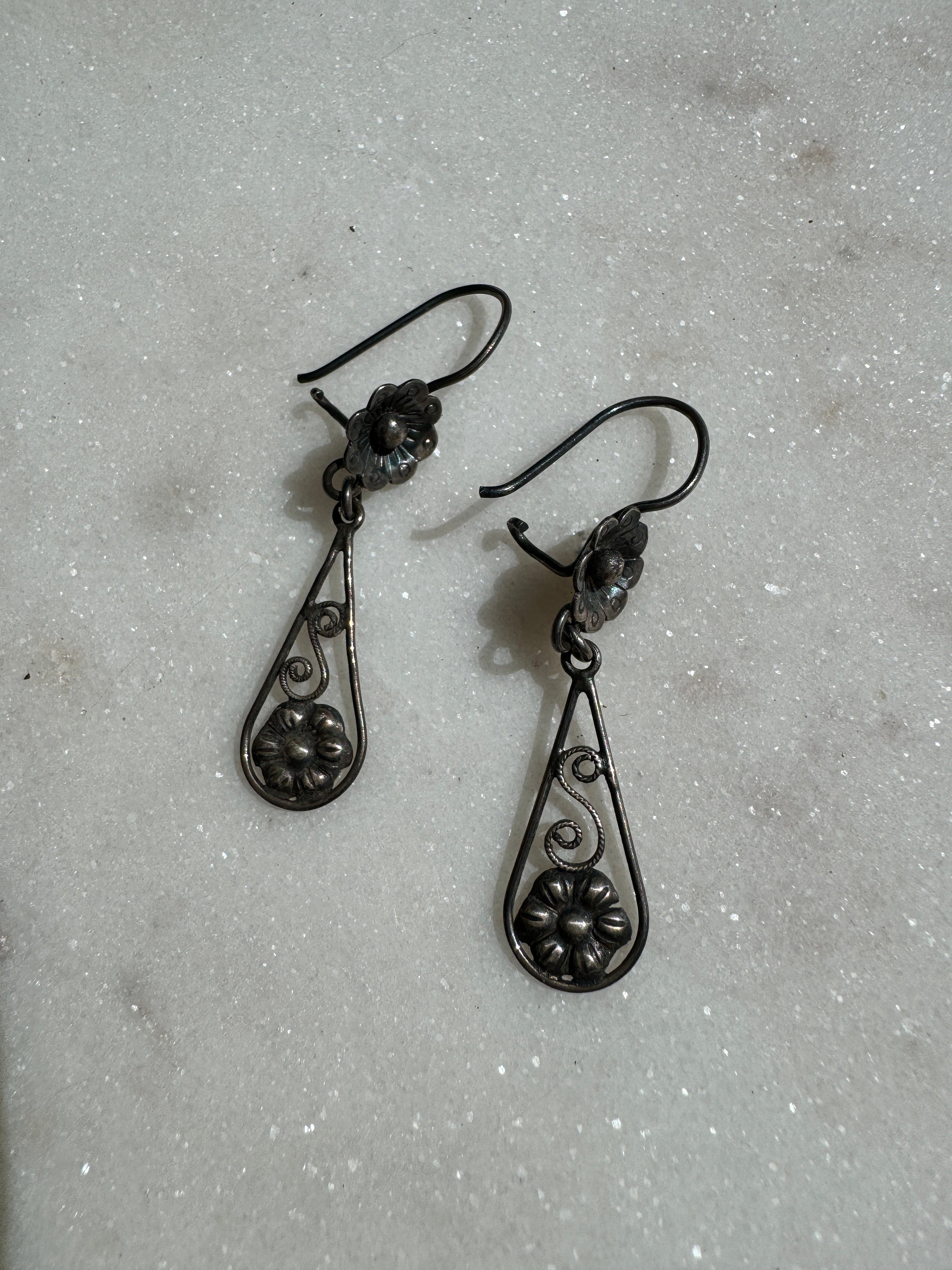 Delicate Mexican Flower Earrings | Earrings