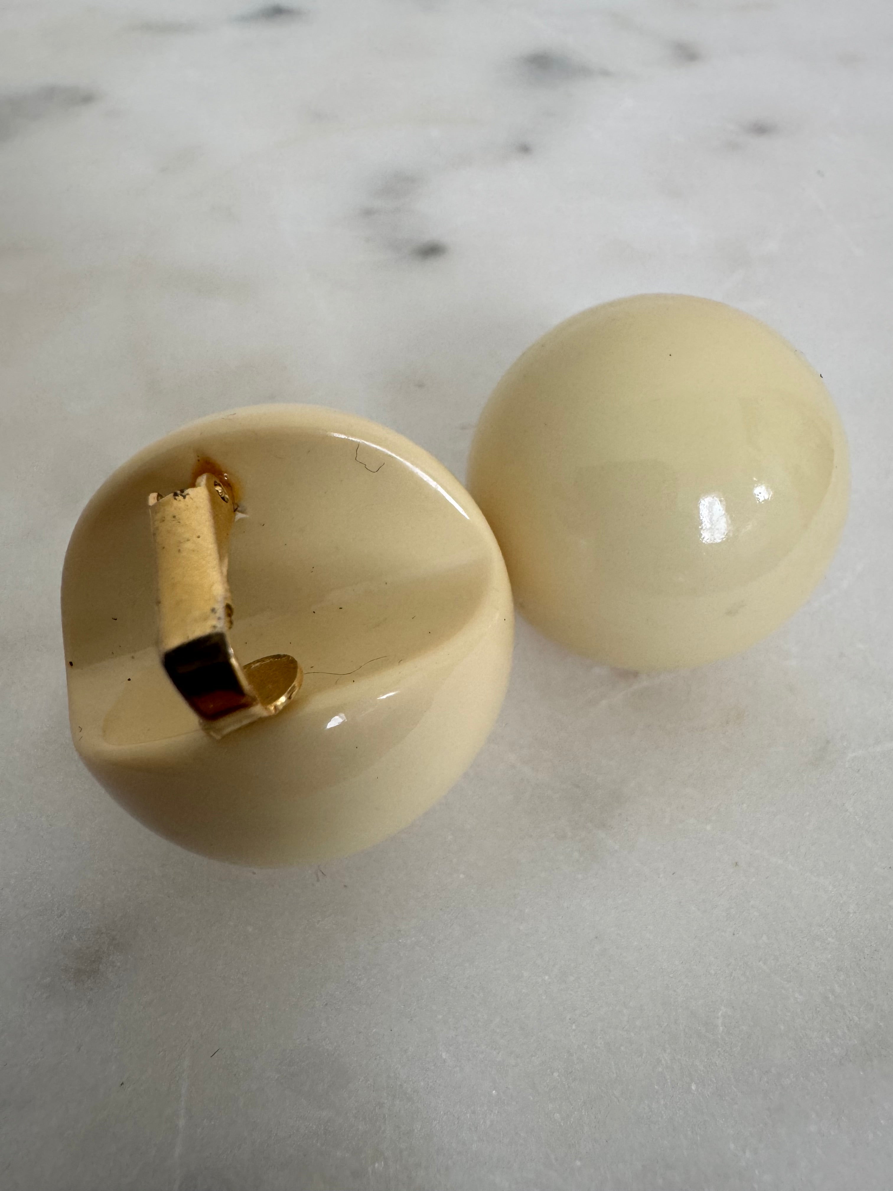 Ivory Clip On Earrings | Earrings