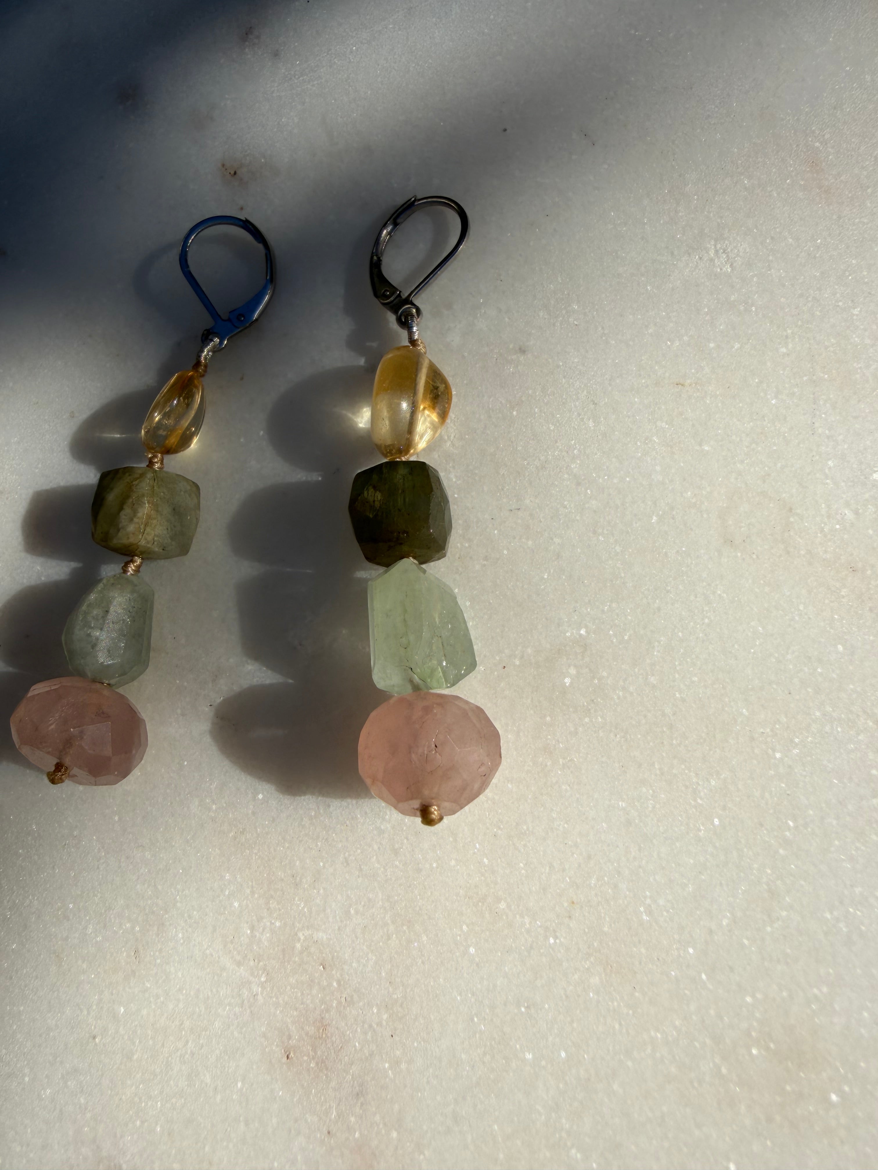 Future Nomads Earrings Nomad Drops Aquamarine