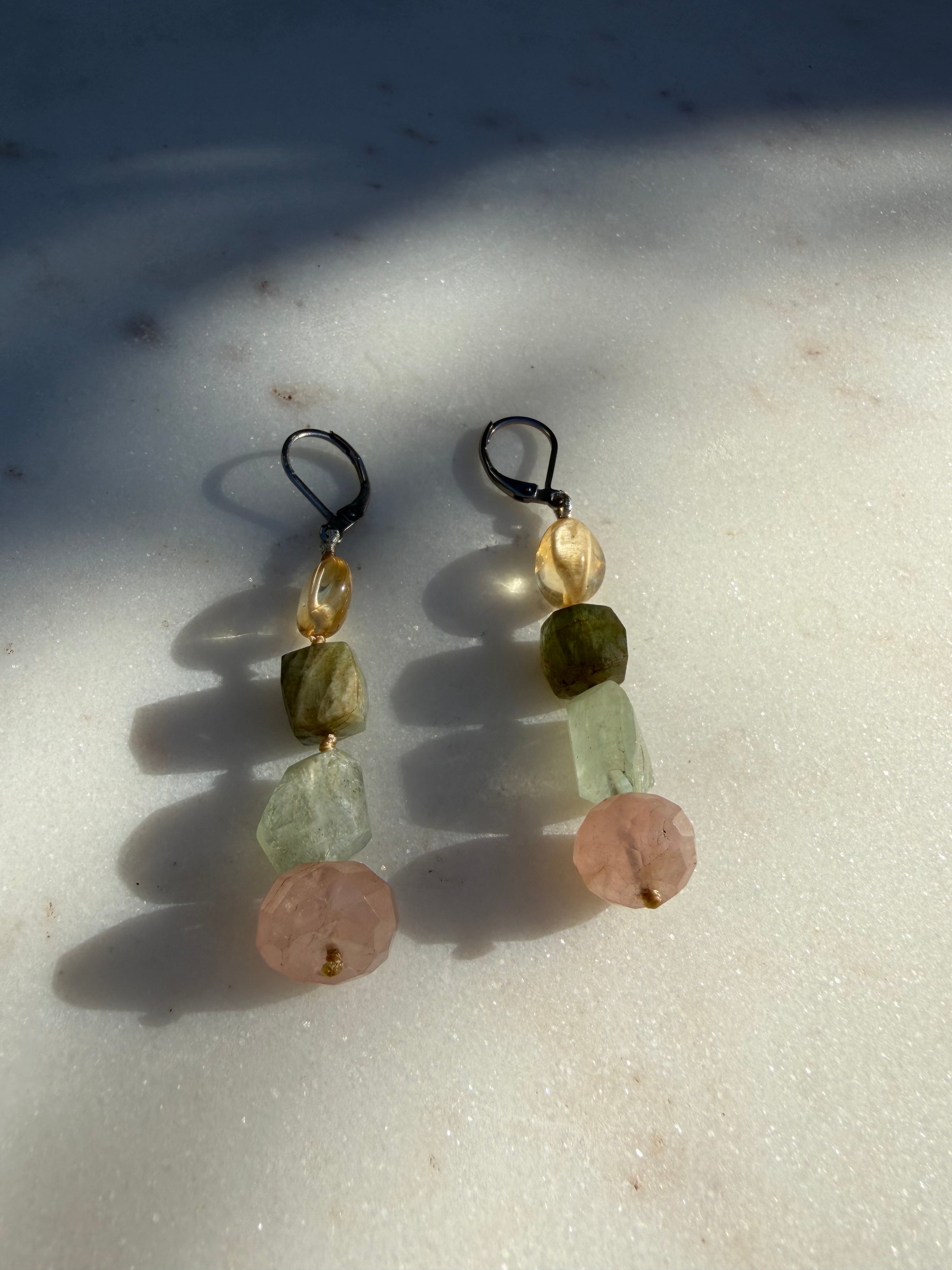 Future Nomads Earrings Nomad Drops Aquamarine