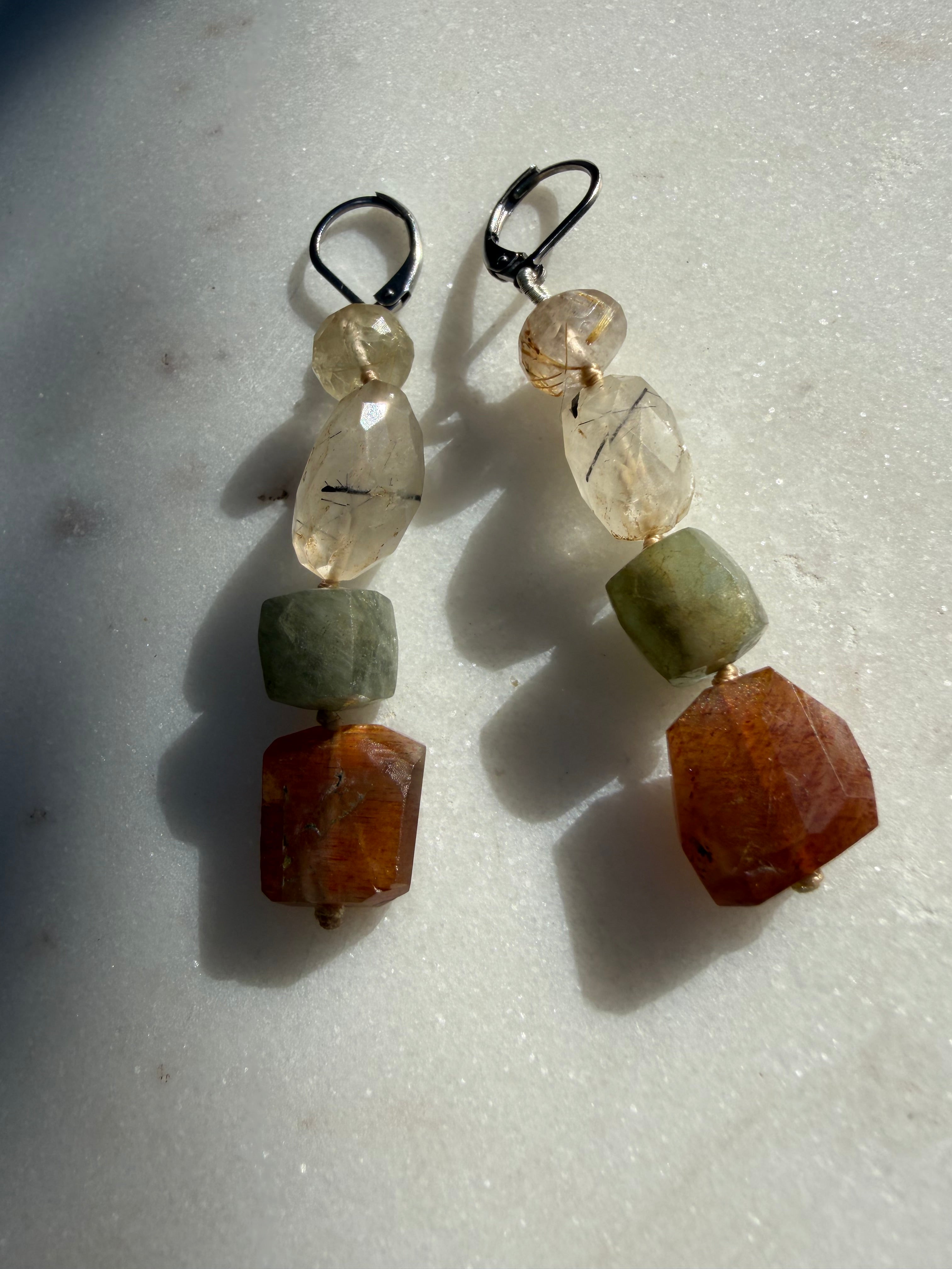 Nomad Drops Earth | Earrings