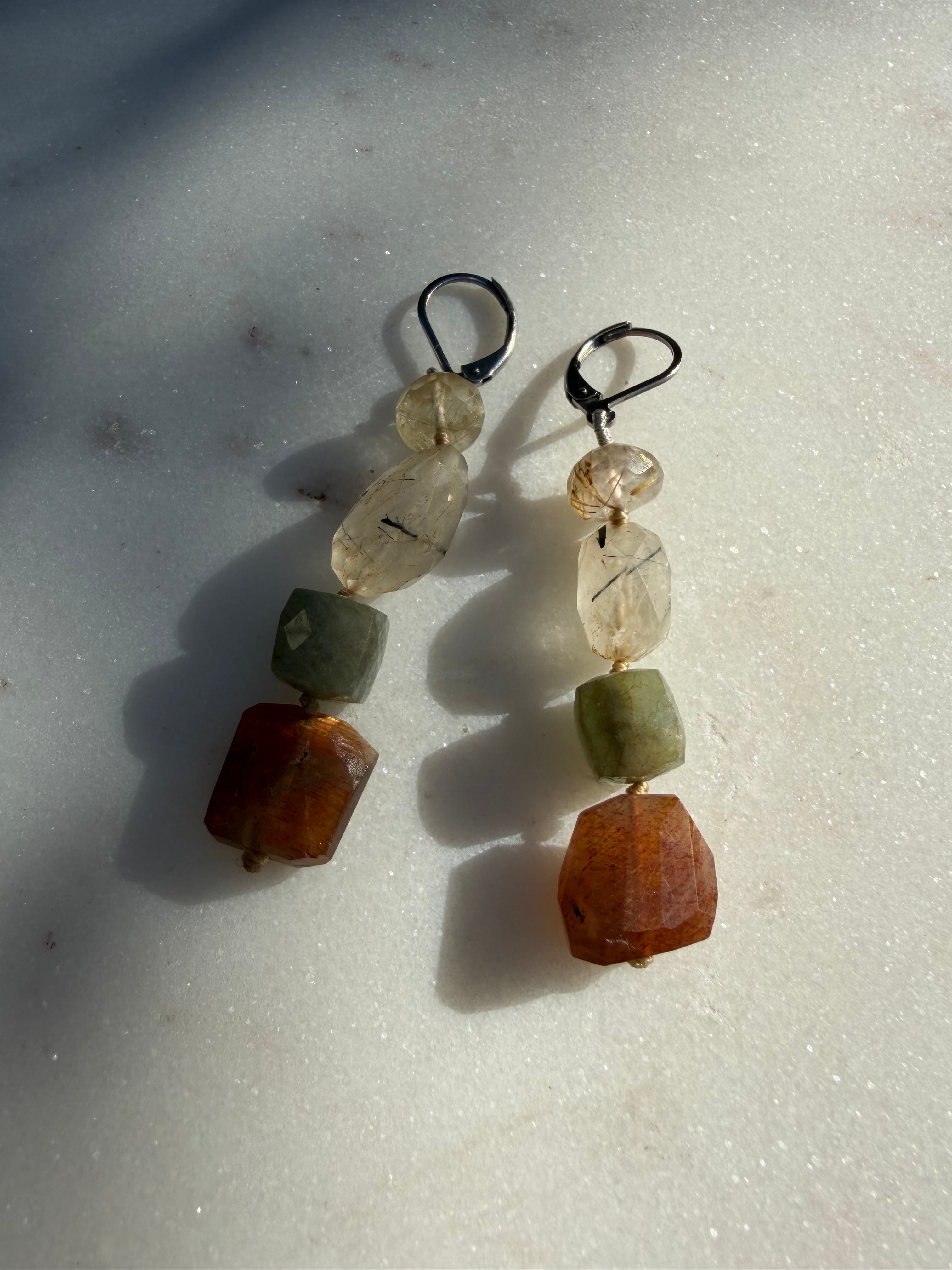 Nomad Drops Earth | Earrings