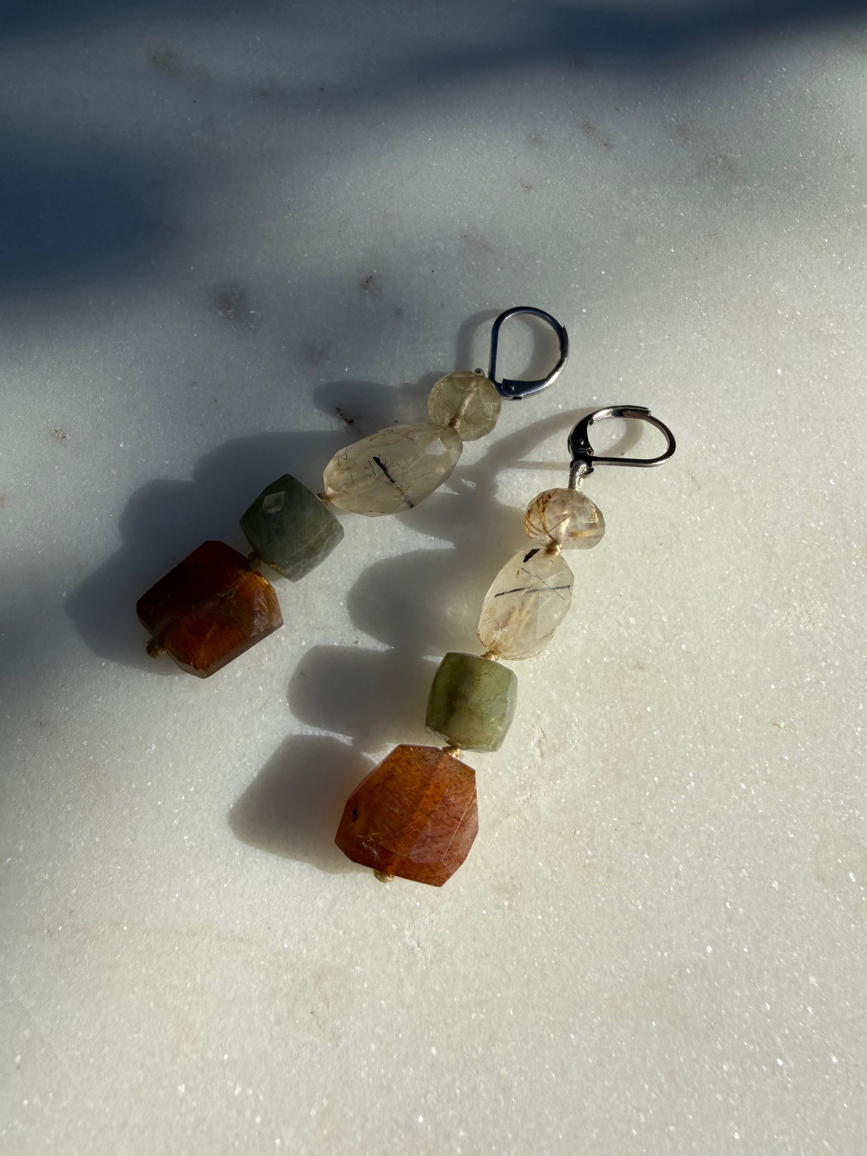 Nomad Drops Earth | Earrings