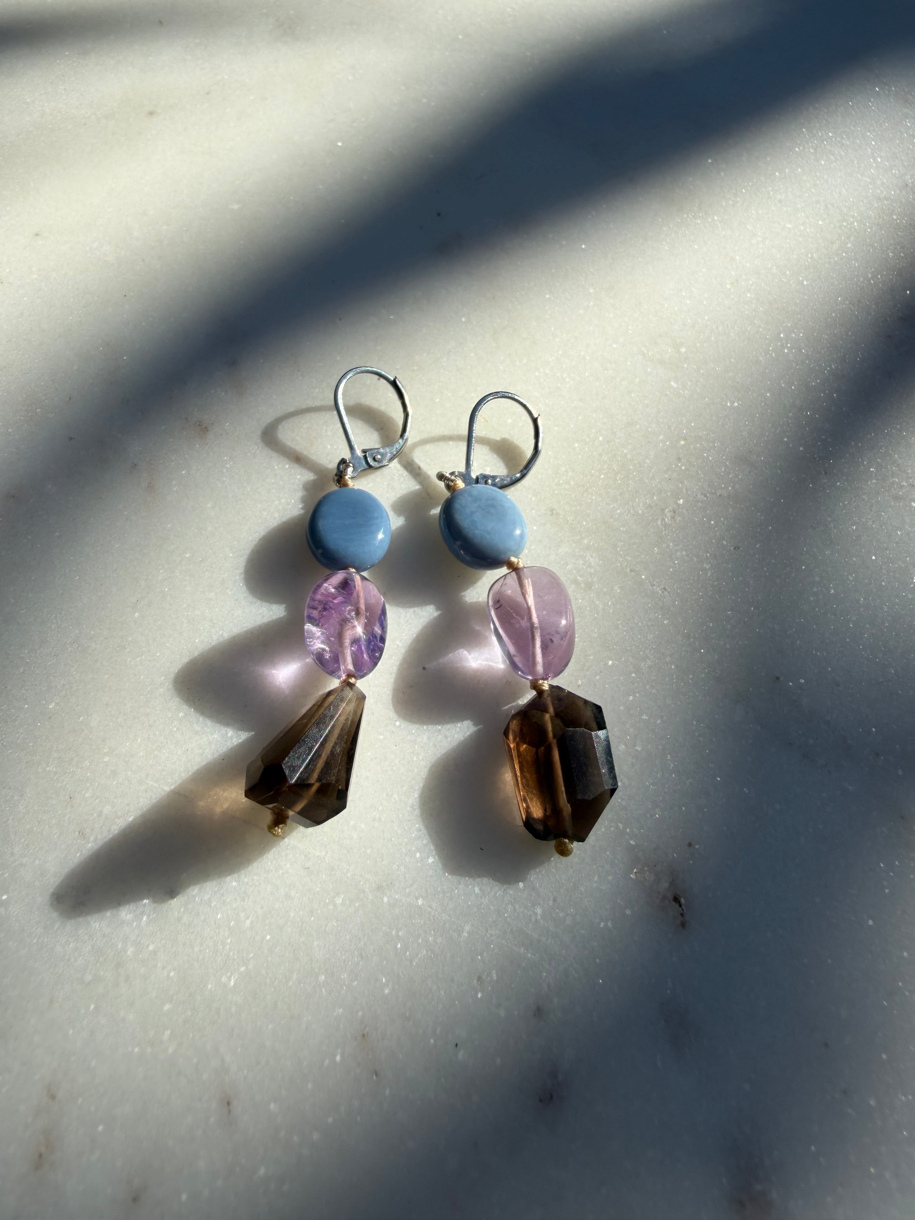 Nomad Drops Smokey Mix | Earrings