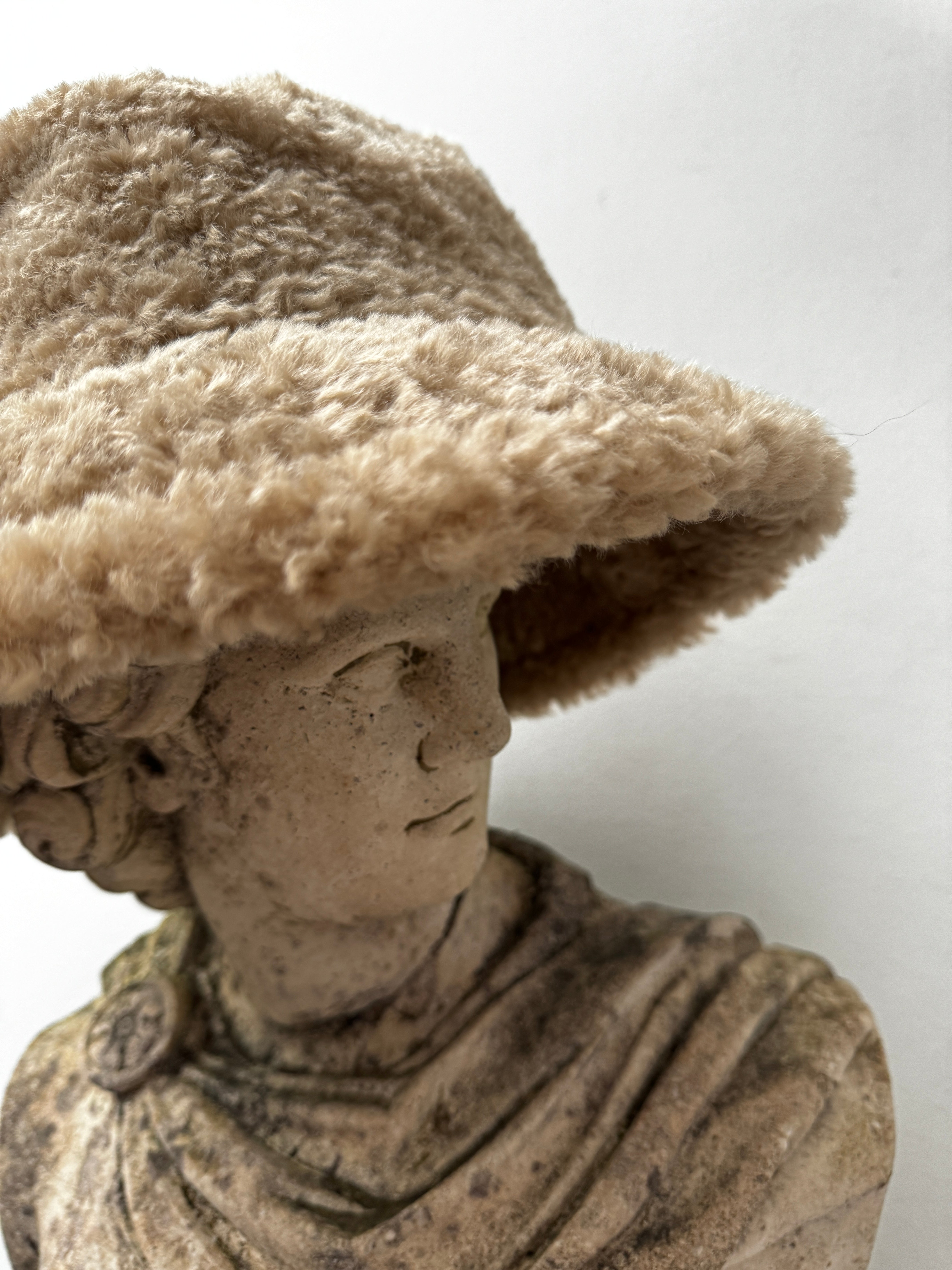 Future Nomads Hats Natural Faux Lambswool Bucket Hat Natural