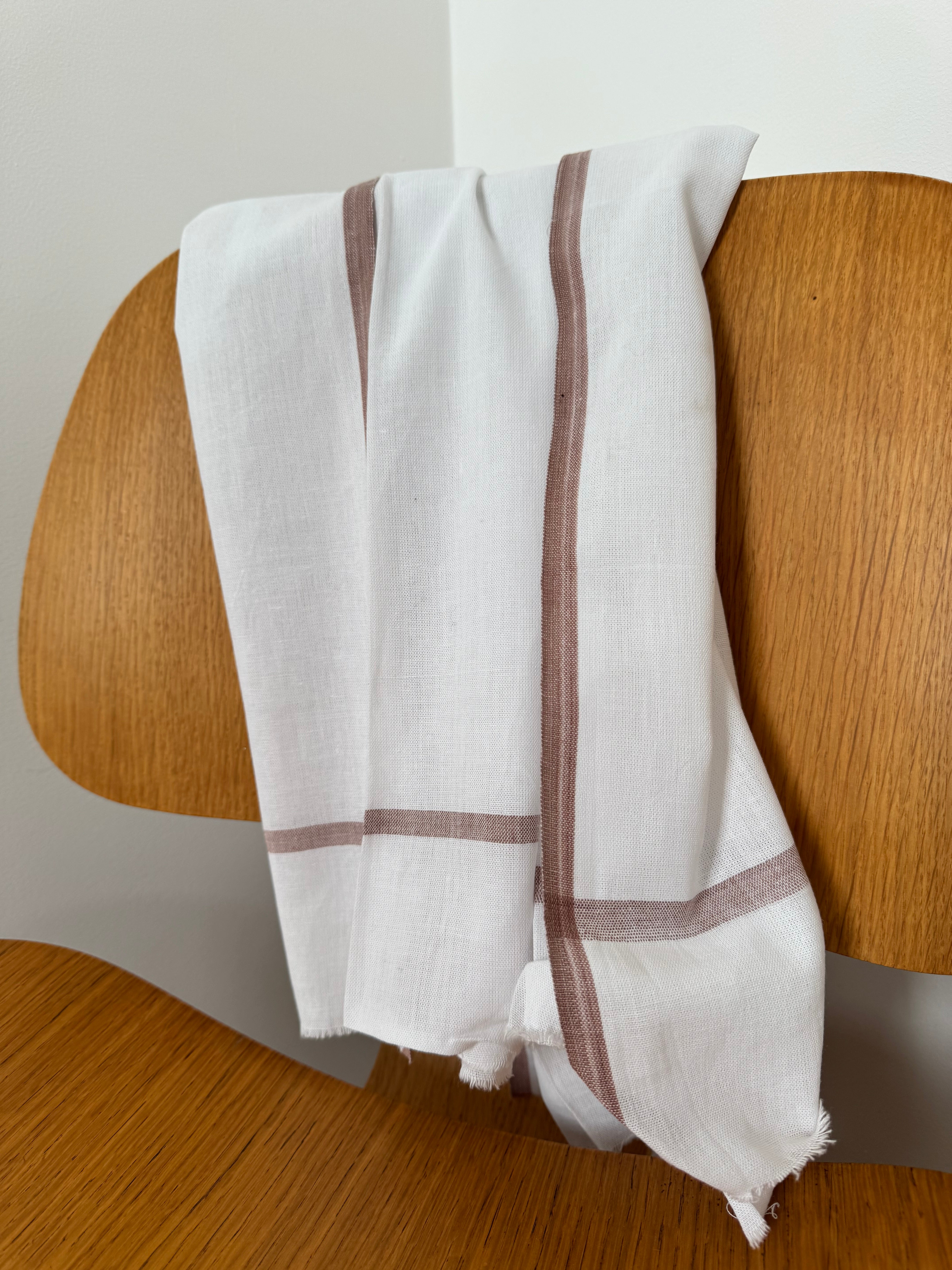 Future Nomads Homewares Cotton Towel Hand Spun Mushroom
