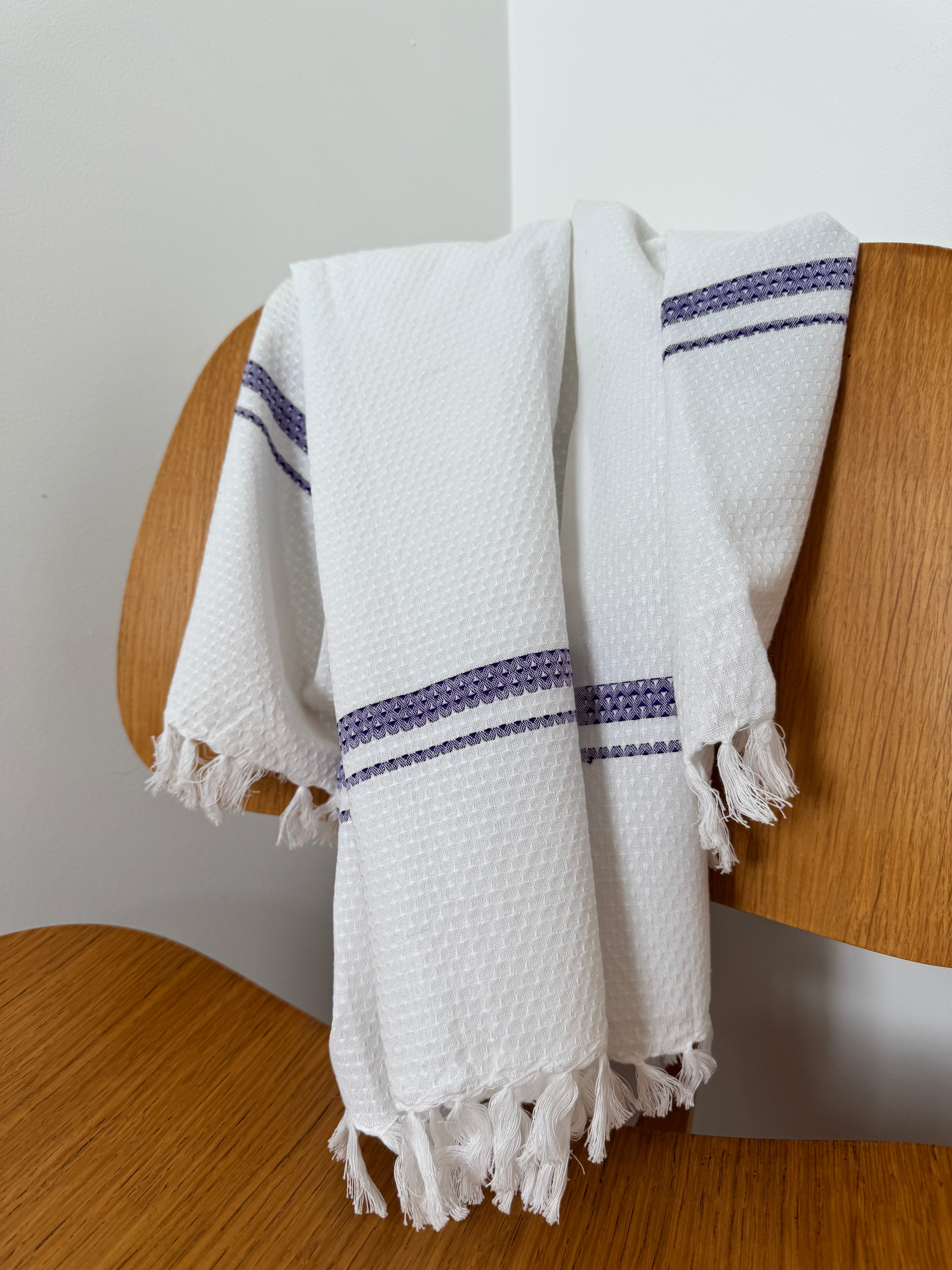 Cotton Towel Purple Diamond | Homewares