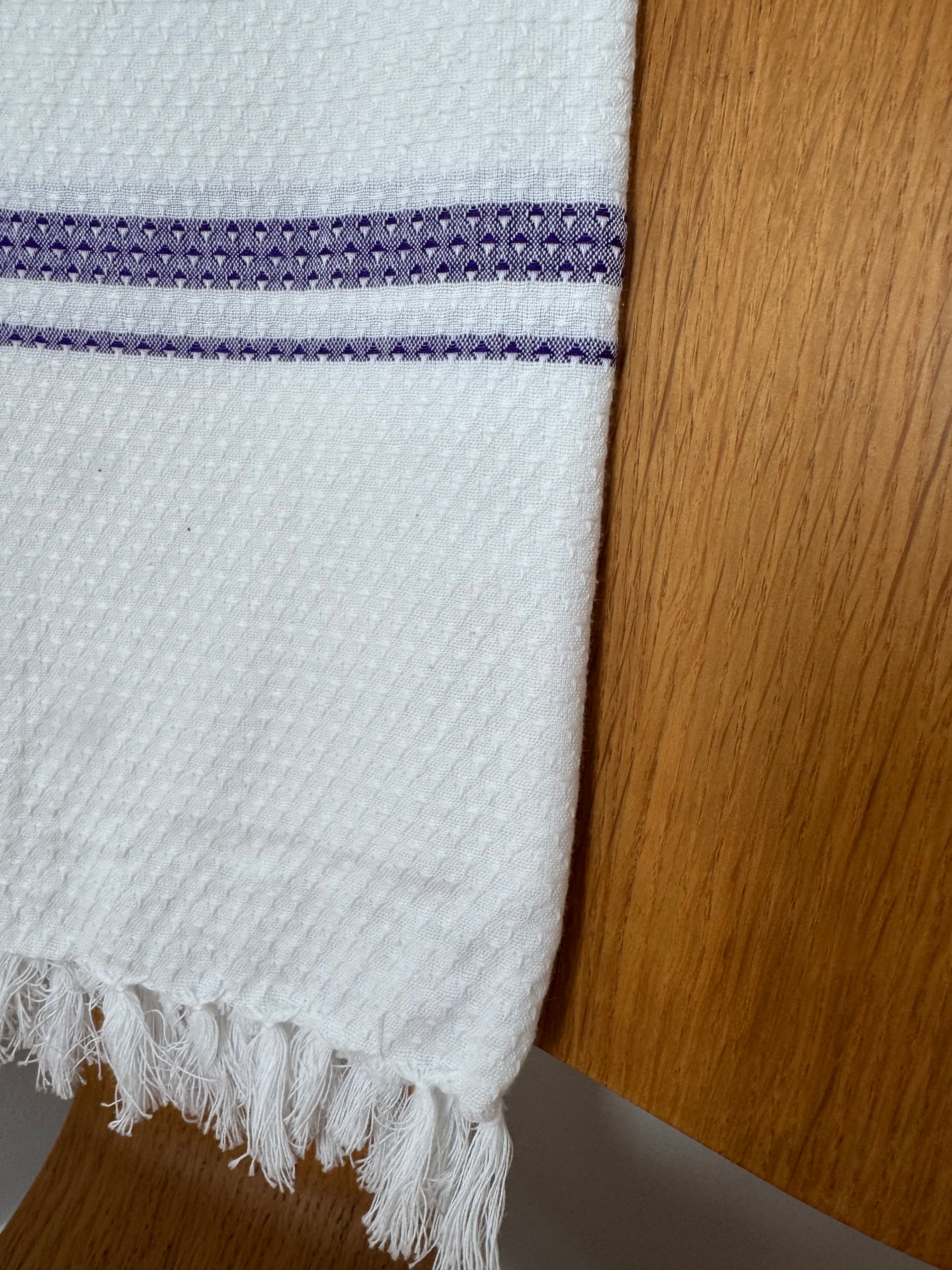 Cotton Towel Purple Diamond | Homewares