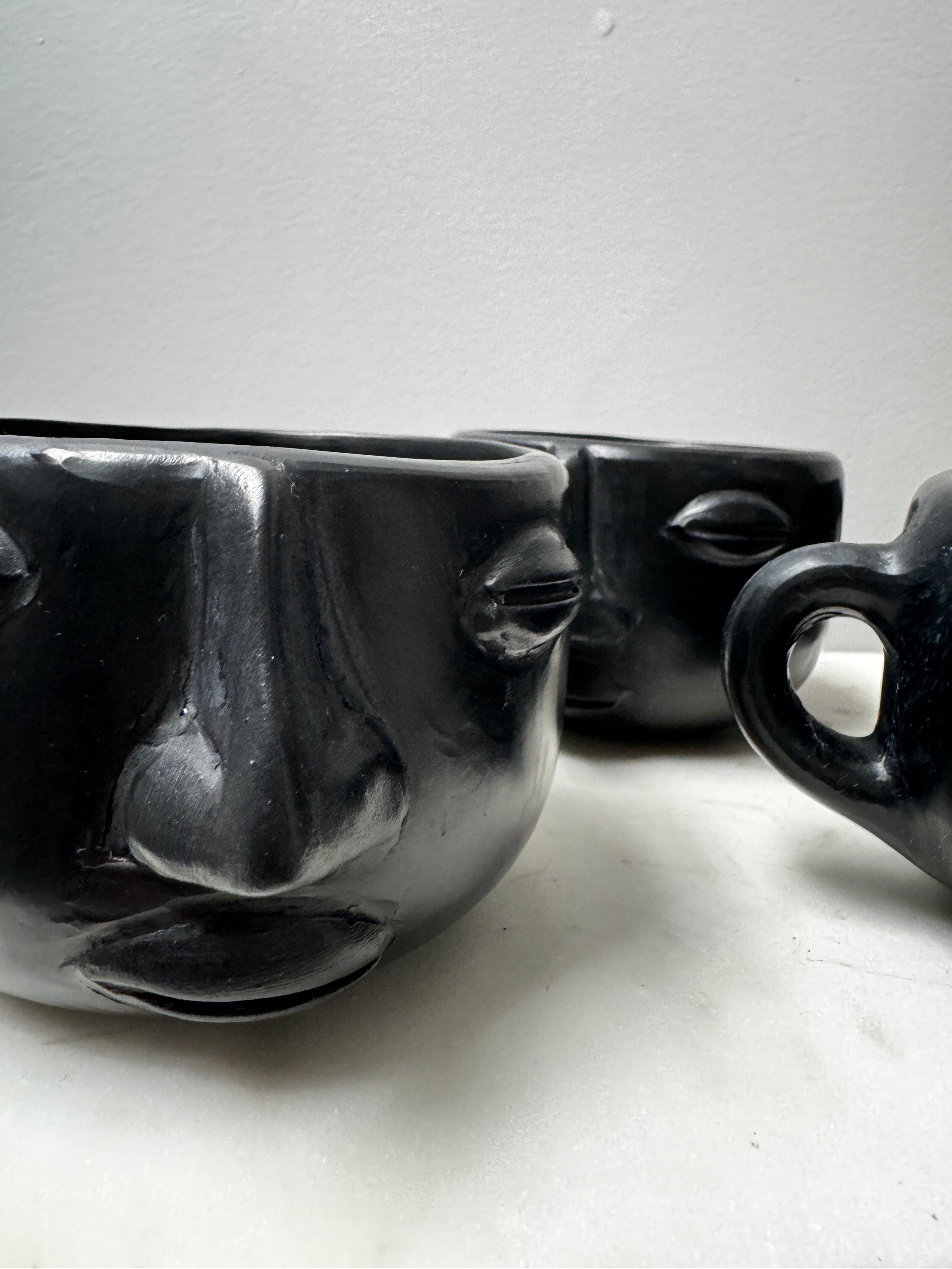 Dark Clay Cup With Handle Oaxaca | Homewares