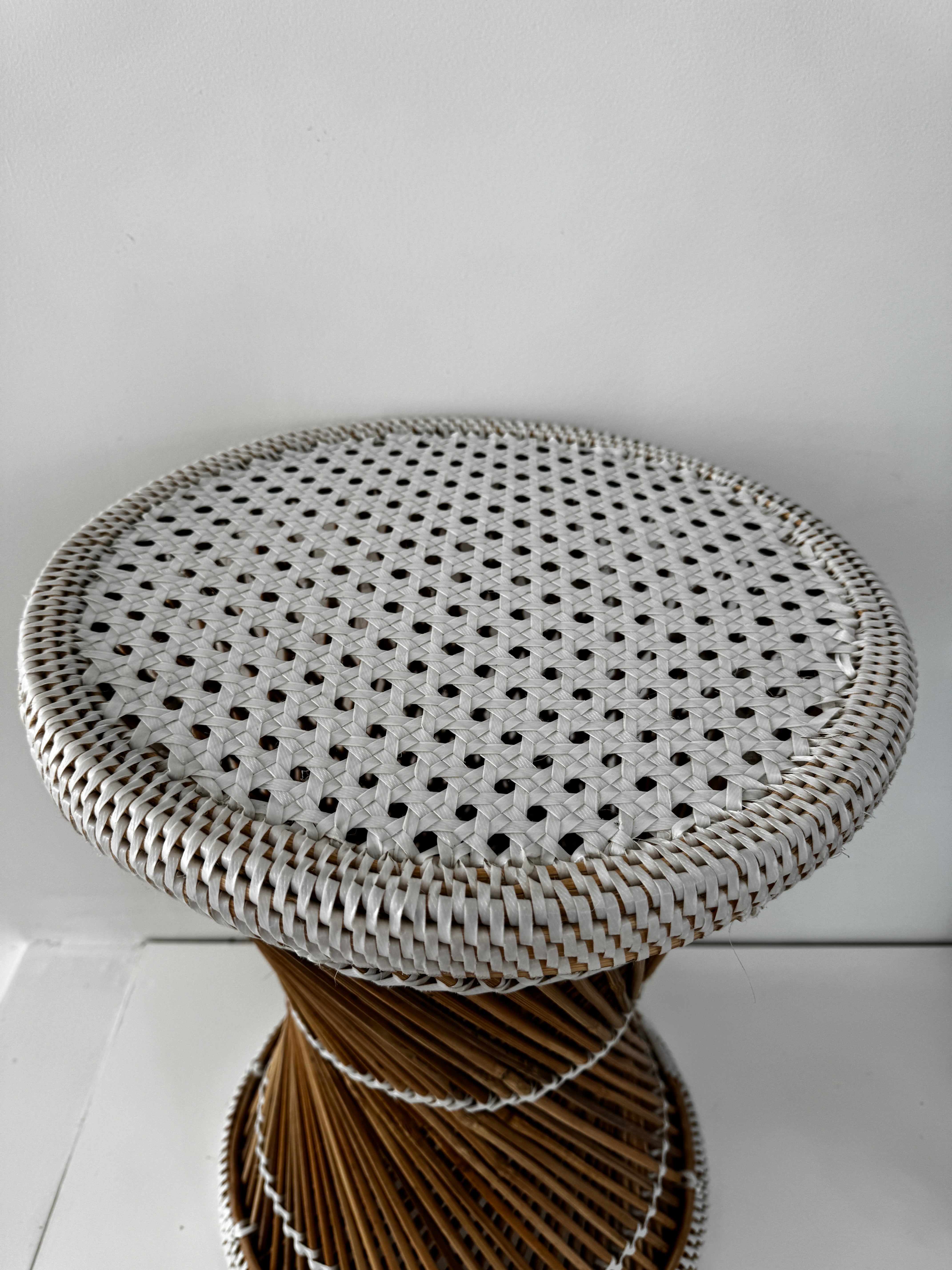 Cane Stool Large | Homewares