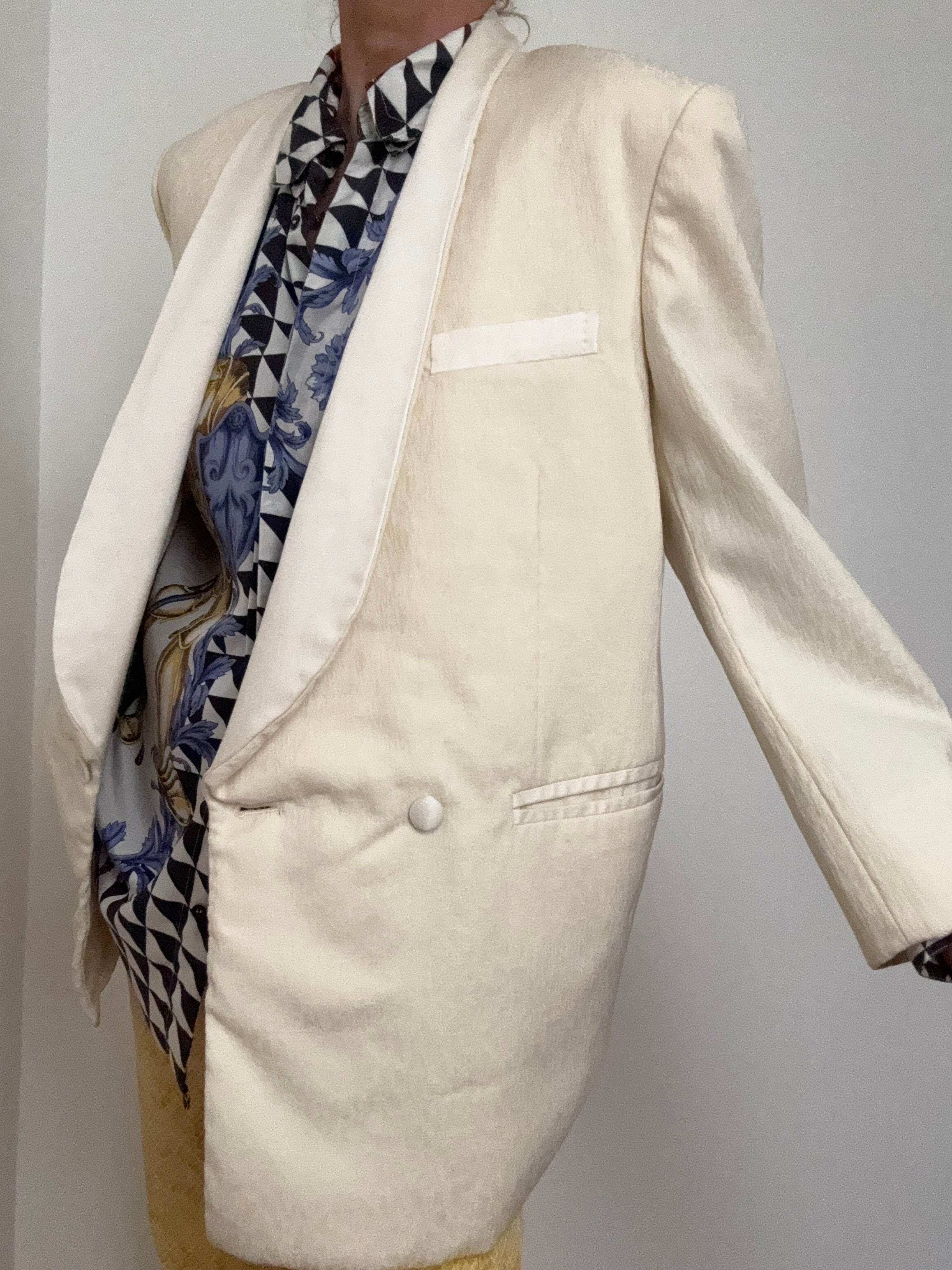 Cream Vintage Dinner Jacket | Jackets