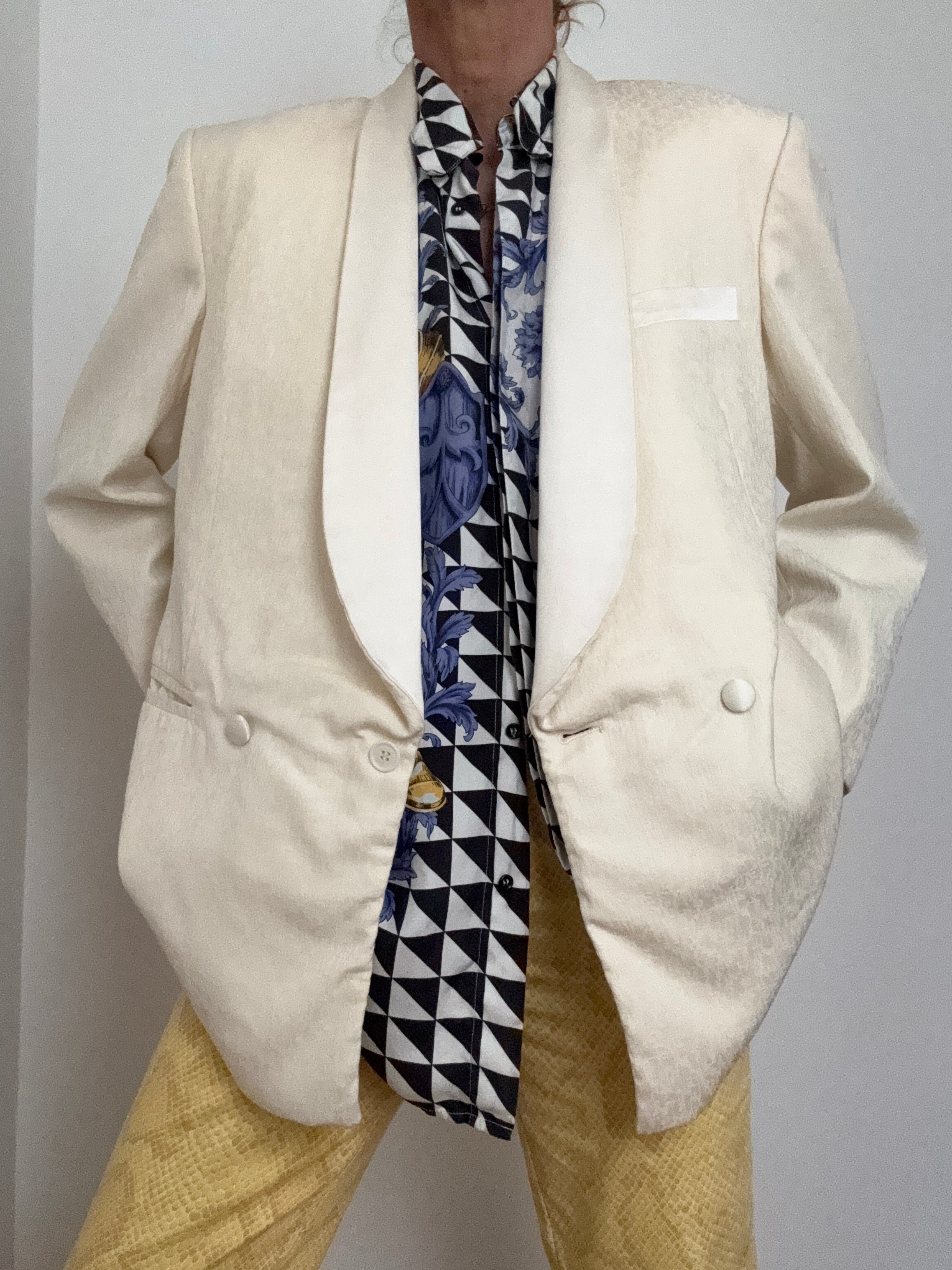 Cream Vintage Dinner Jacket | Jackets